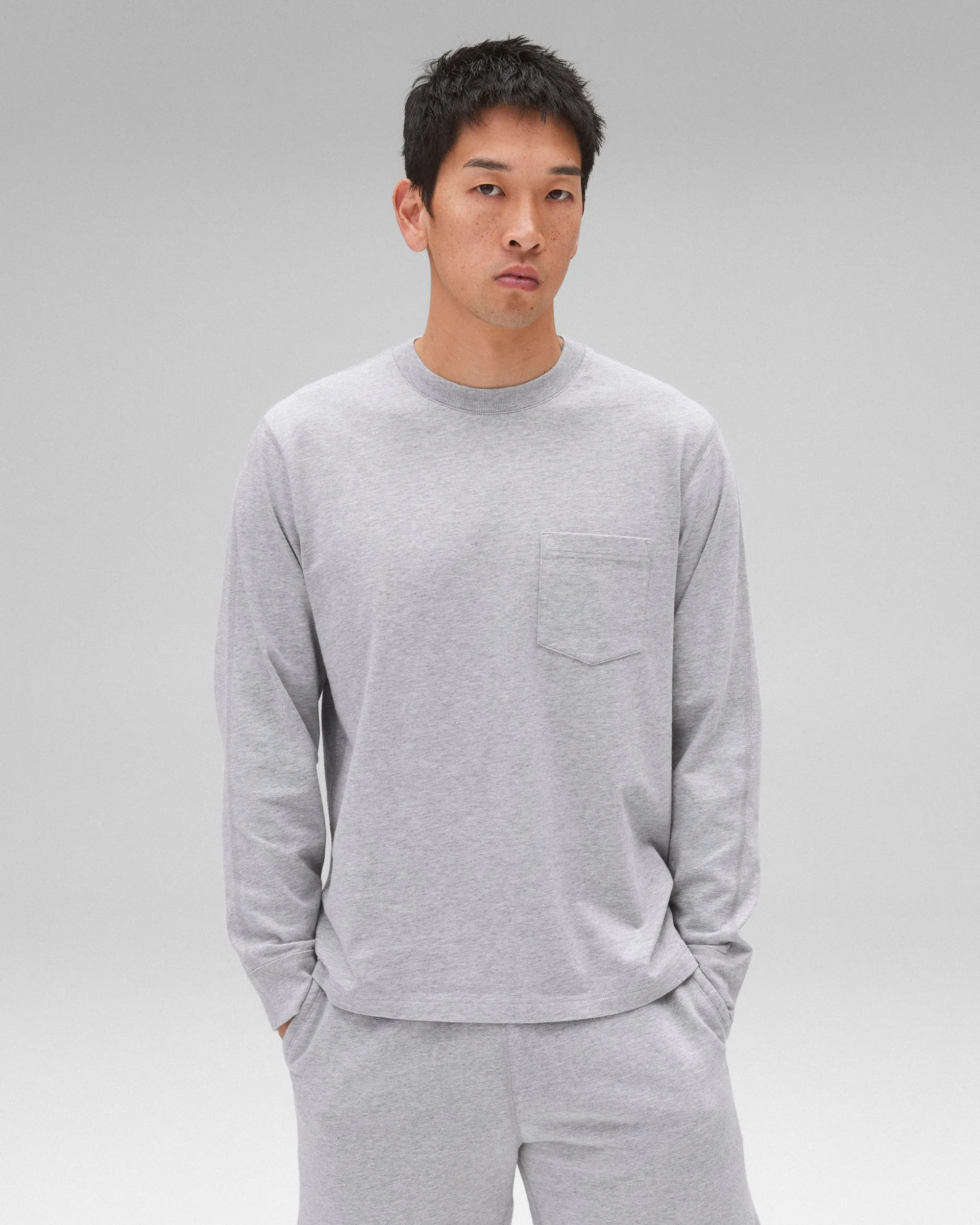 Midweight Jersey OG Pocket Long Sleeve sold by Reigning Champ product image thumbnail 2