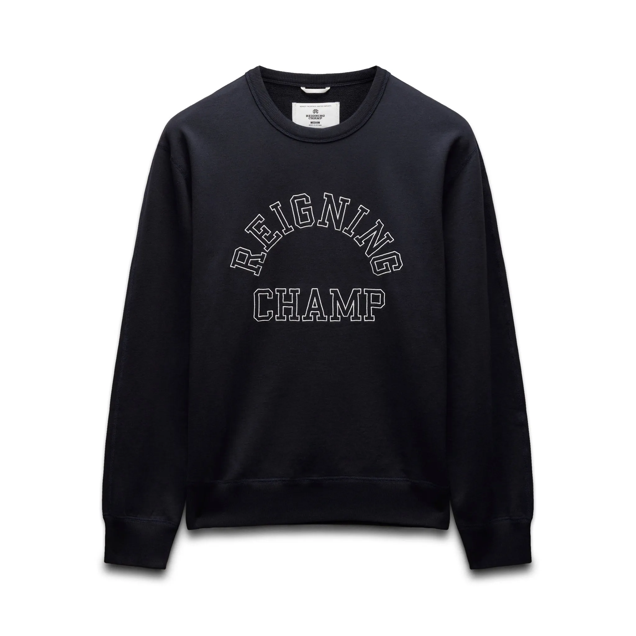 Midweight Terry Arch Logo Standard Crewneck sold by Reigning Champ
