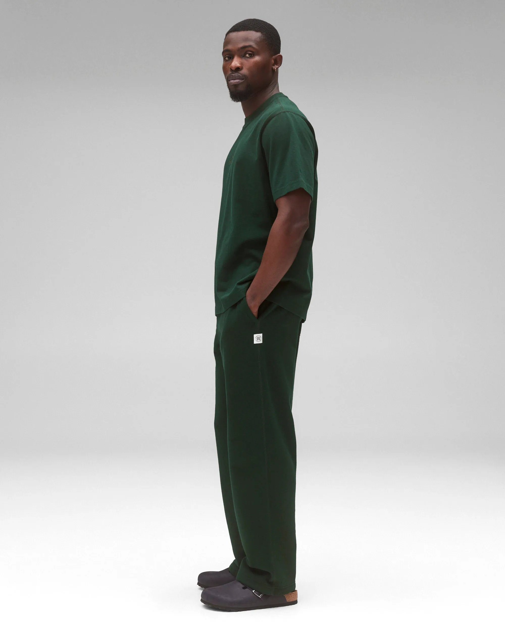 Midweight Jersey Lockup OG T-Shirt sold by Reigning Champ product image thumbnail 4