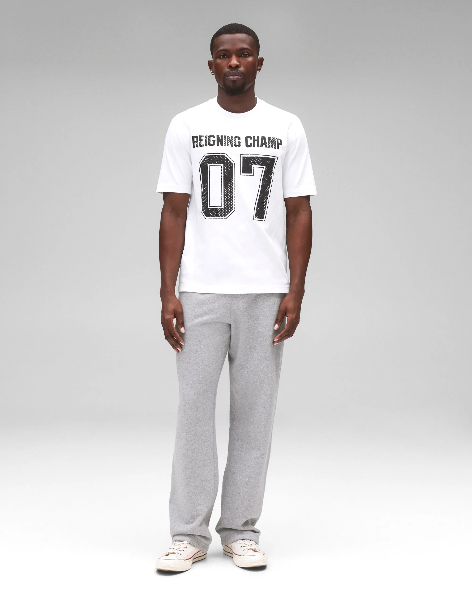 Midweight Jersey '07 Standard T-Shirt sold by Reigning Champ product image thumbnail 3