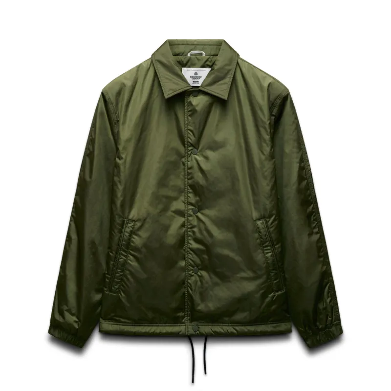 Econyl Satin Nylon Coach's Jacket sold by Reigning Champ