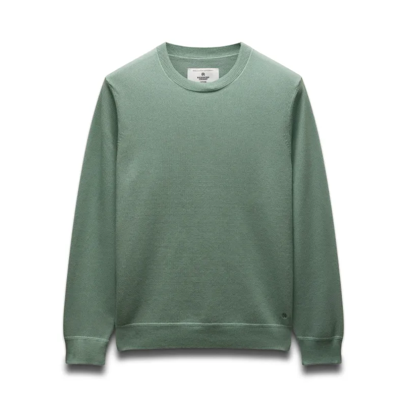 Supima Pique Ace Crewneck sold by Reigning Champ