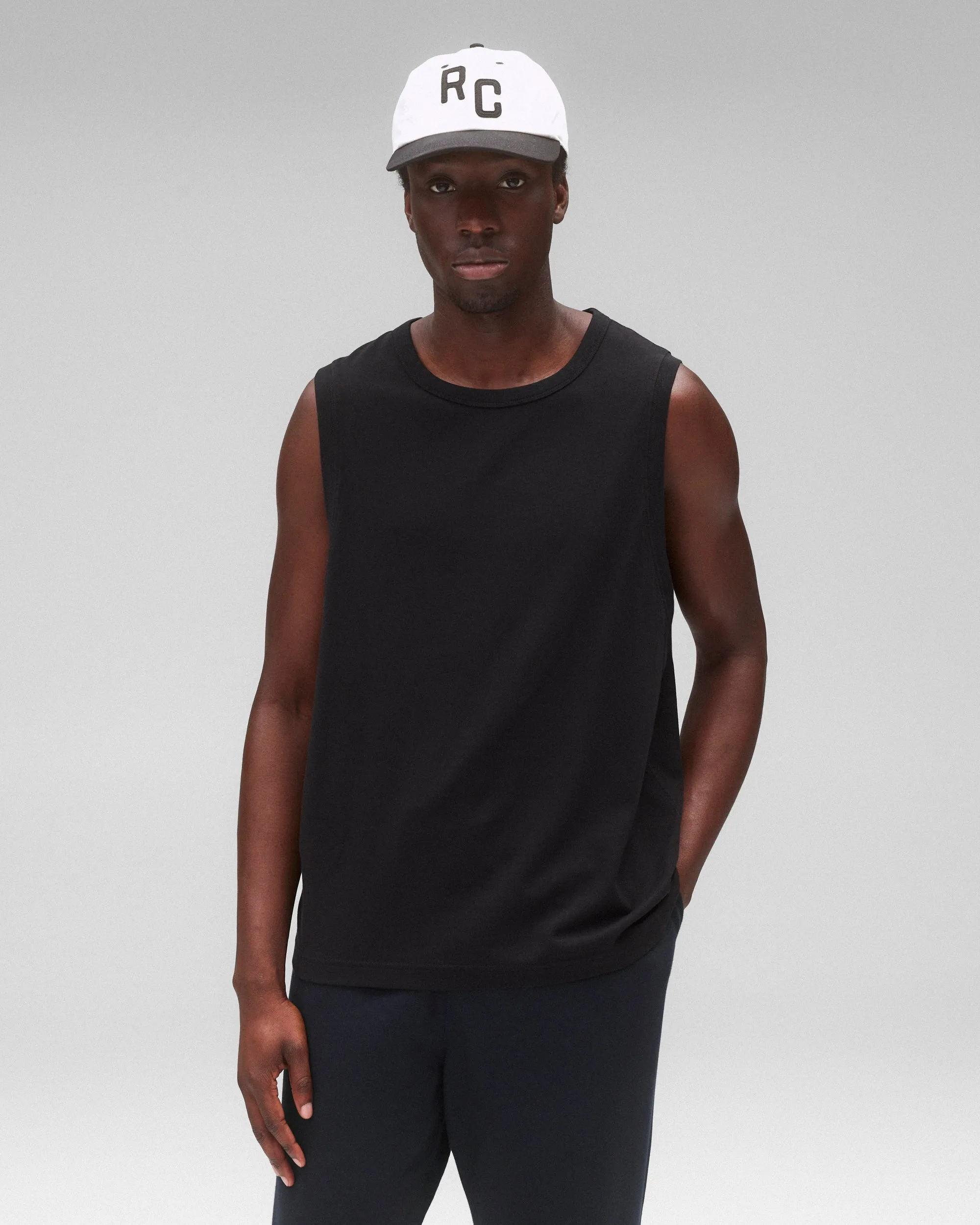 Dual Jersey Slim Sleeveless Shirt sold by Reigning Champ product image thumbnail 2