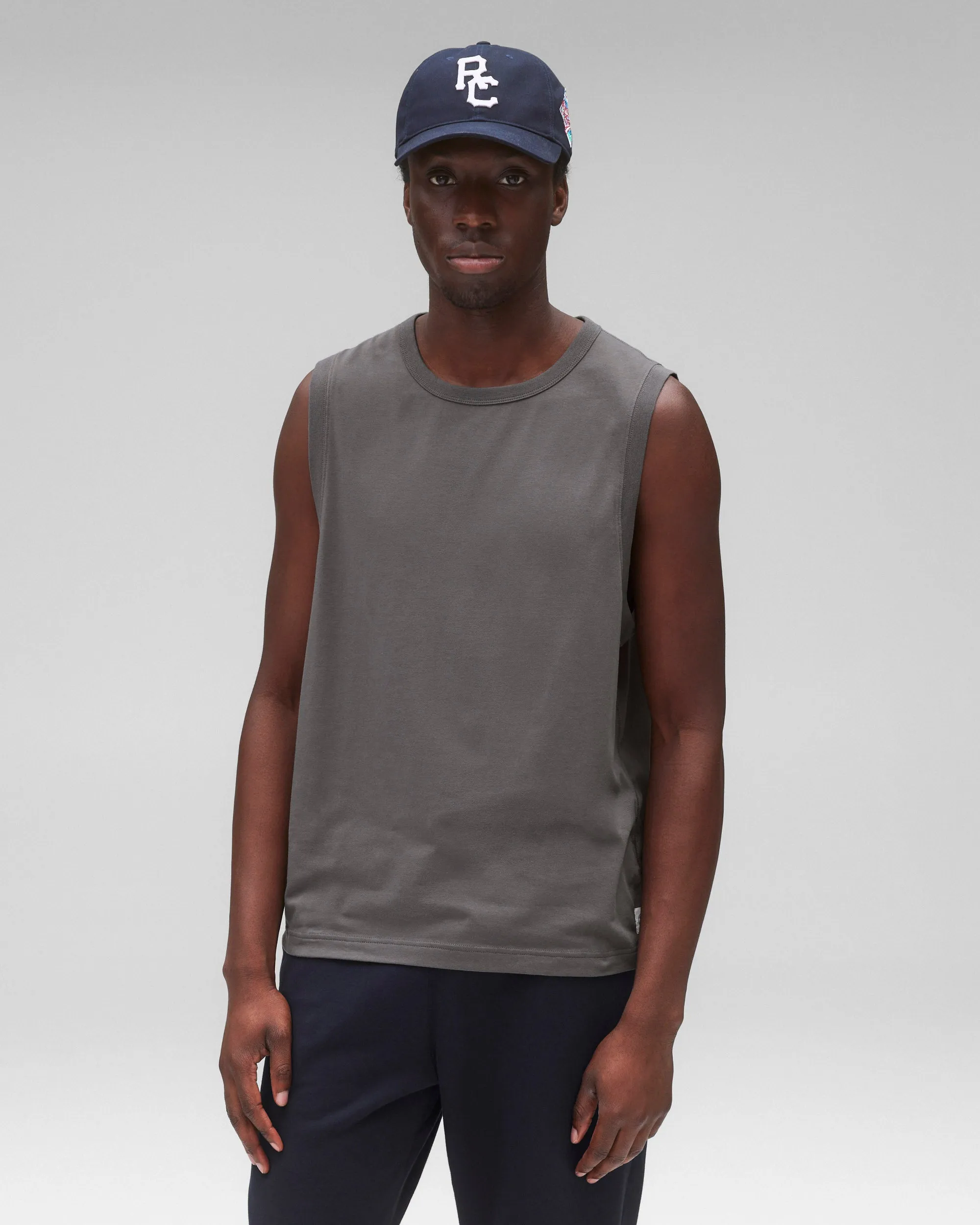 Dual Jersey Slim Sleeveless Shirt sold by Reigning Champ product image thumbnail 2