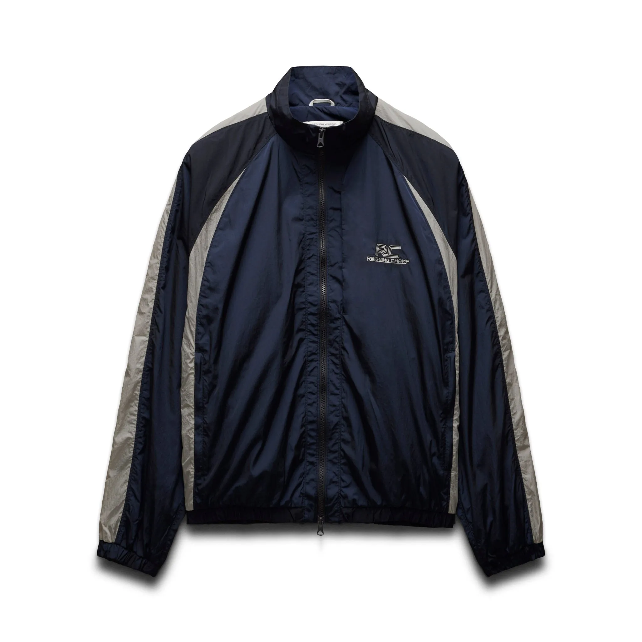 Crinkle Nylon Radar Jacket sold by Reigning Champ