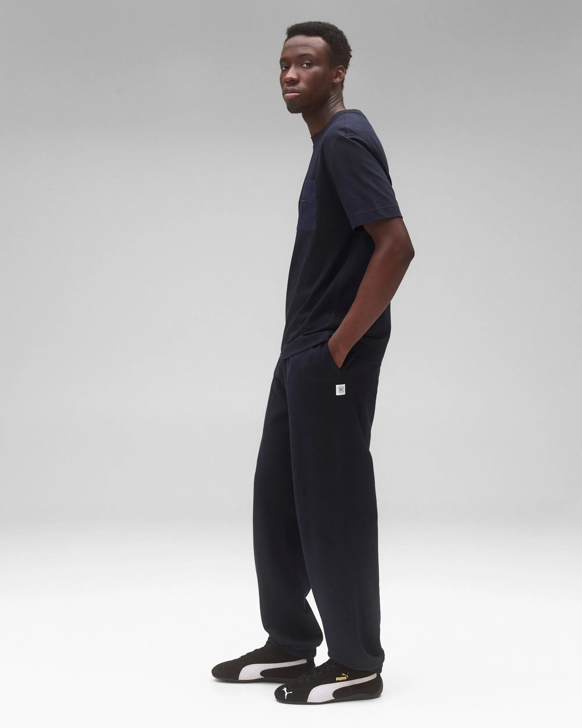 Midweight Terry Relaxed Cuffed Sweatpant sold by Reigning Champ product image thumbnail 4
