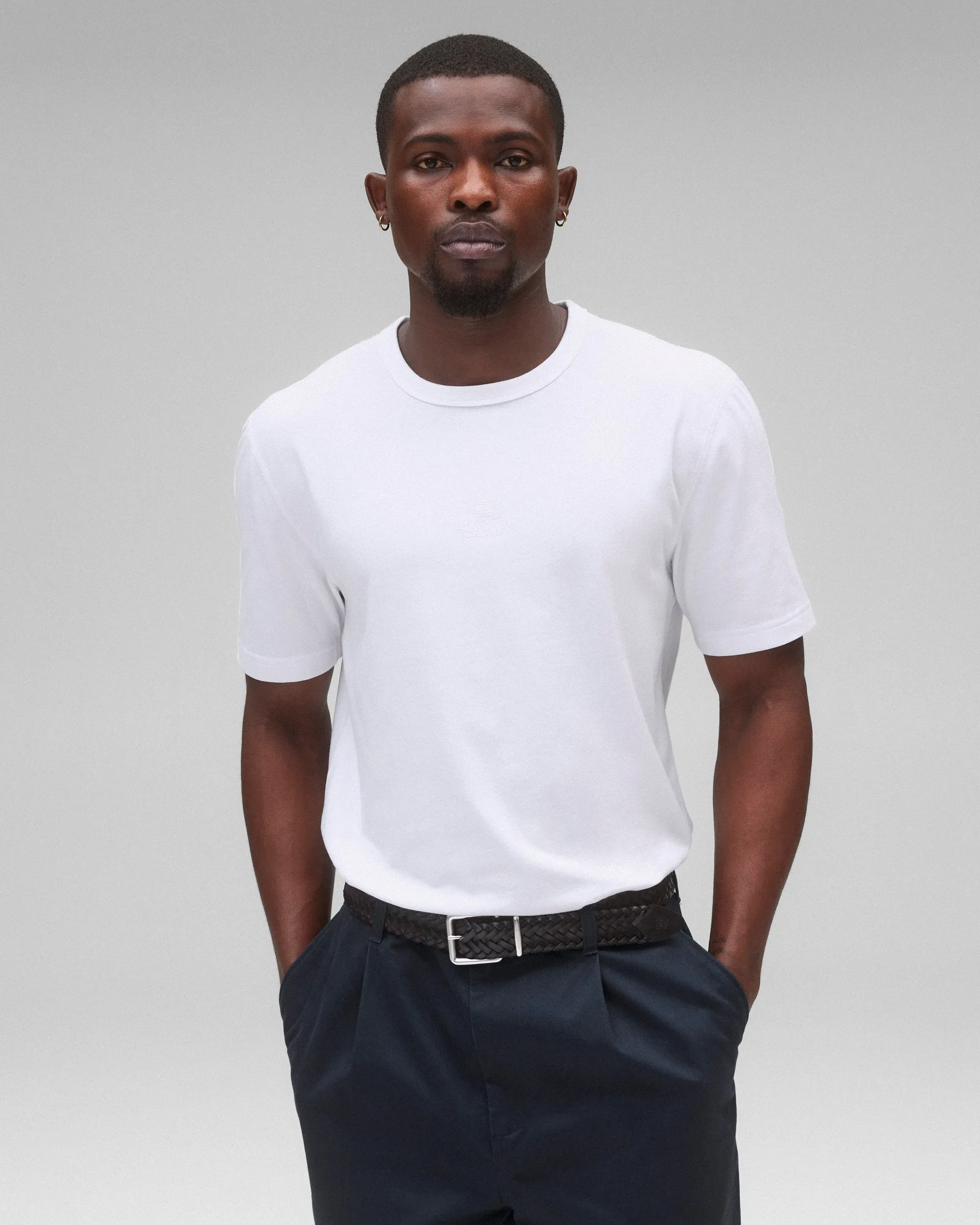 Dual Jersey Lockup Standard T-Shirt sold by Reigning Champ product image thumbnail 2