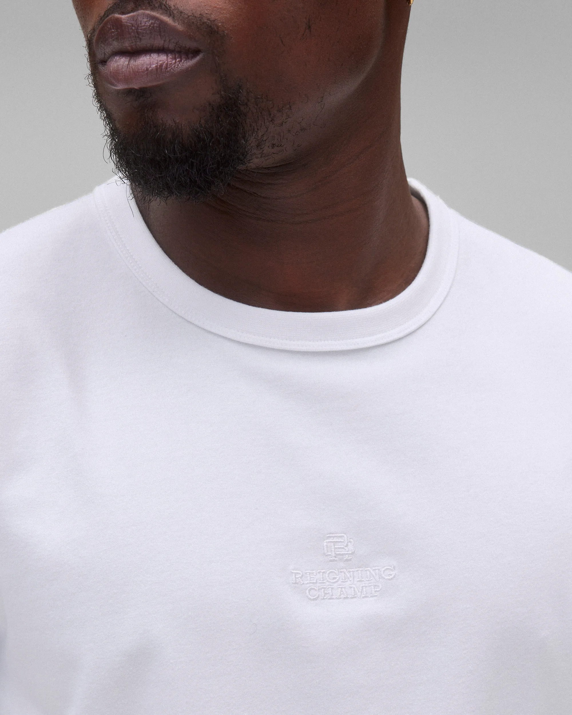 Dual Jersey Lockup Standard T-Shirt sold by Reigning Champ product image thumbnail 3