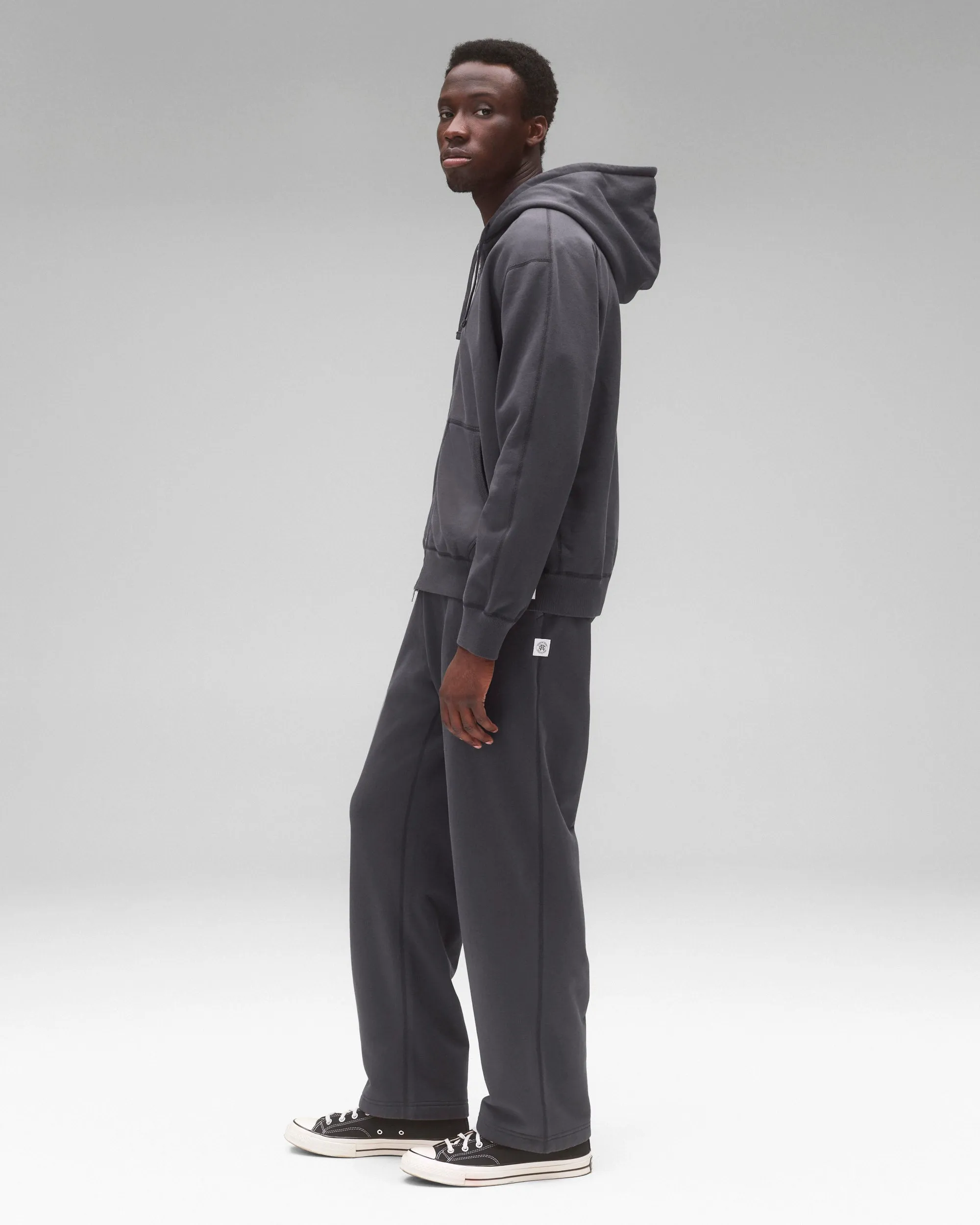 Midweight Terry Standard Zip Hoodie sold by Reigning Champ product image thumbnail 4