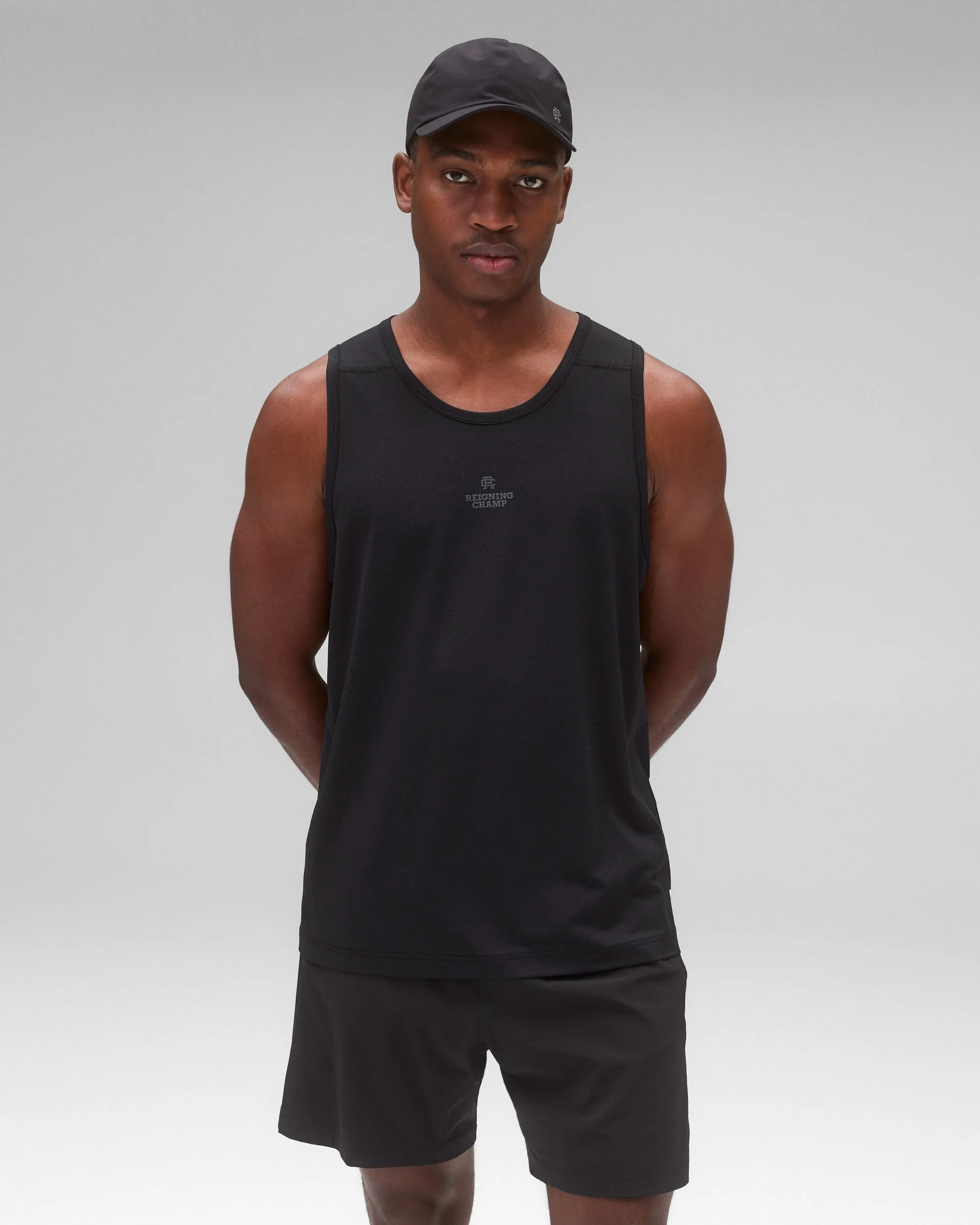 Lightweight Cordura Lockup Standard Training Tank Top sold by Reigning Champ product image thumbnail 2