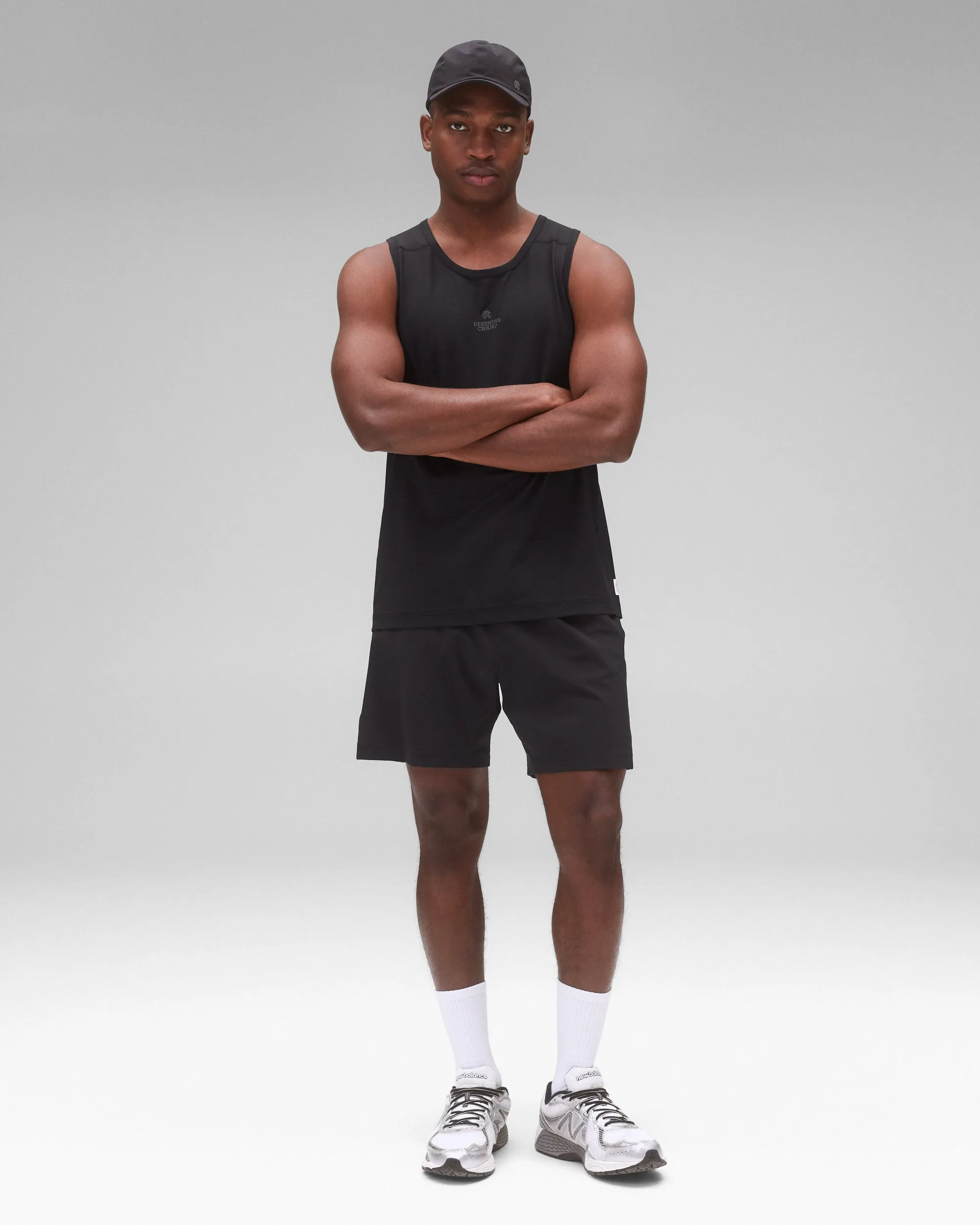 Lightweight Cordura Lockup Standard Training Tank Top sold by Reigning Champ product image thumbnail 3