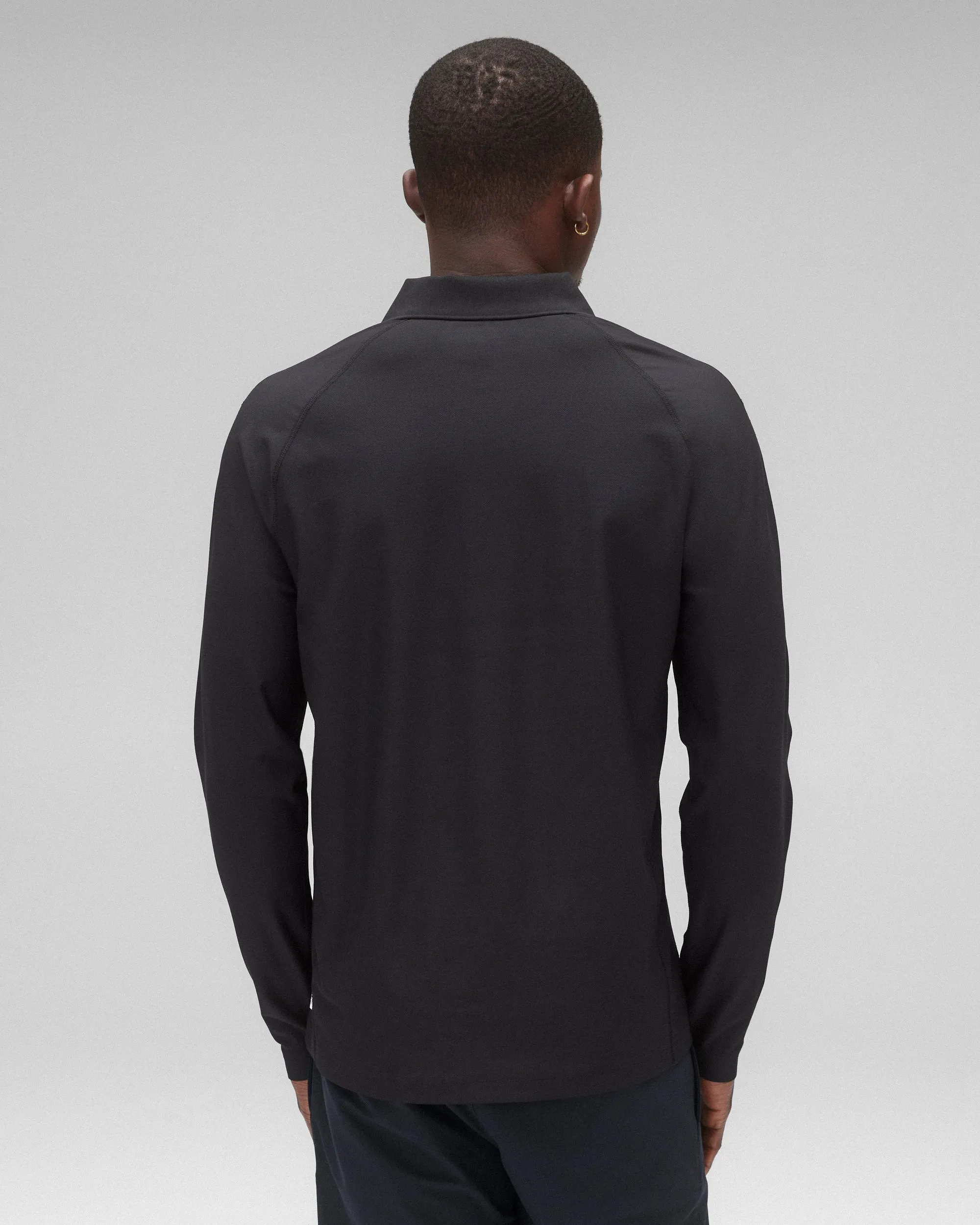 Tech Pique Playoff Standard Long Sleeve Polo sold by Reigning Champ product image thumbnail 5