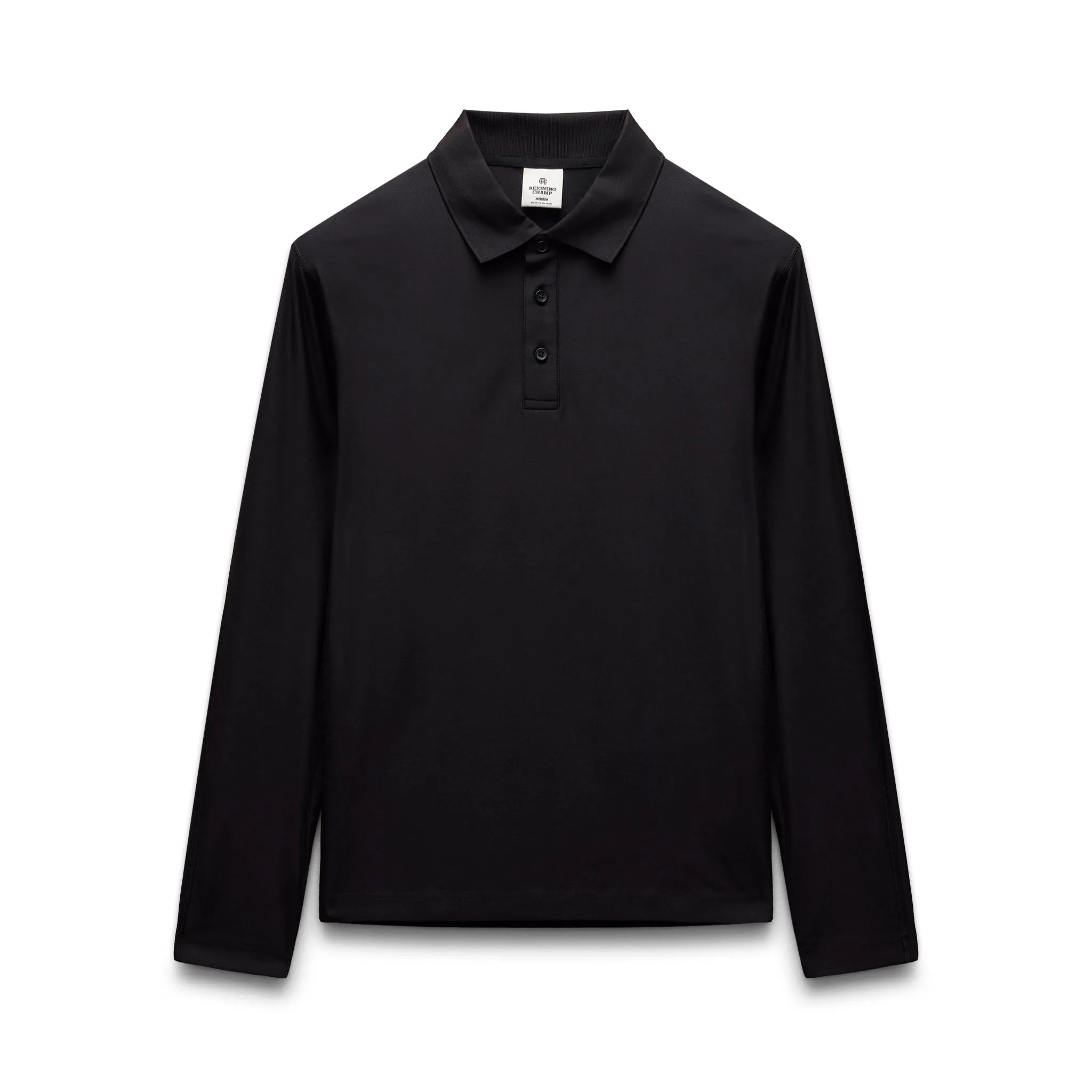 Tech Pique Playoff Standard Long Sleeve Polo sold by Reigning Champ