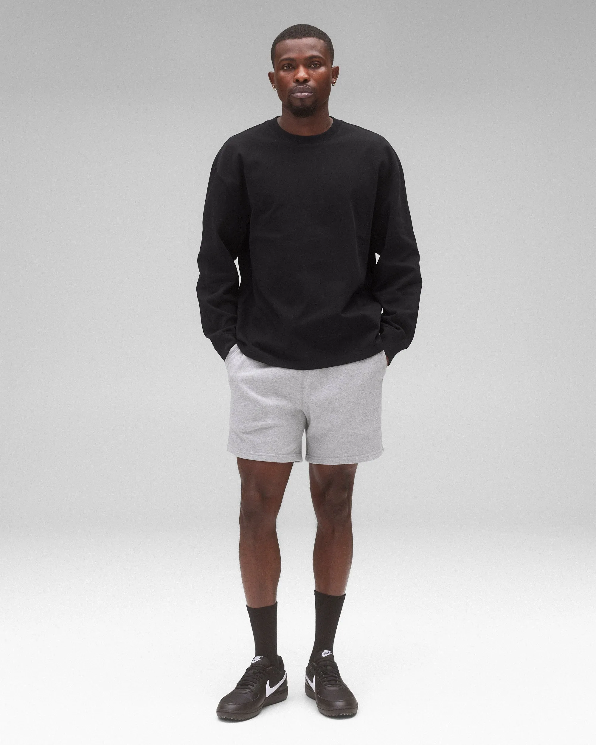 Heavyweight Jersey Relaxed Long Sleeve sold by Reigning Champ product image thumbnail 3