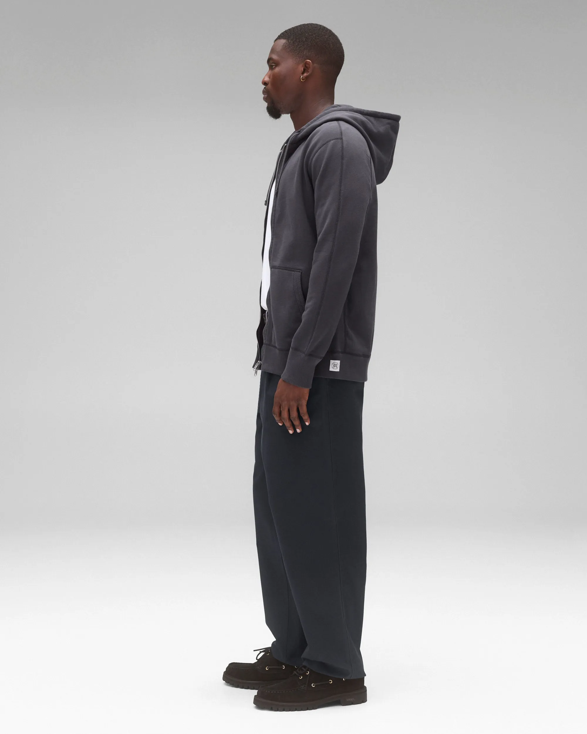 Midweight Terry Slim Zip Hoodie sold by Reigning Champ product image thumbnail 4