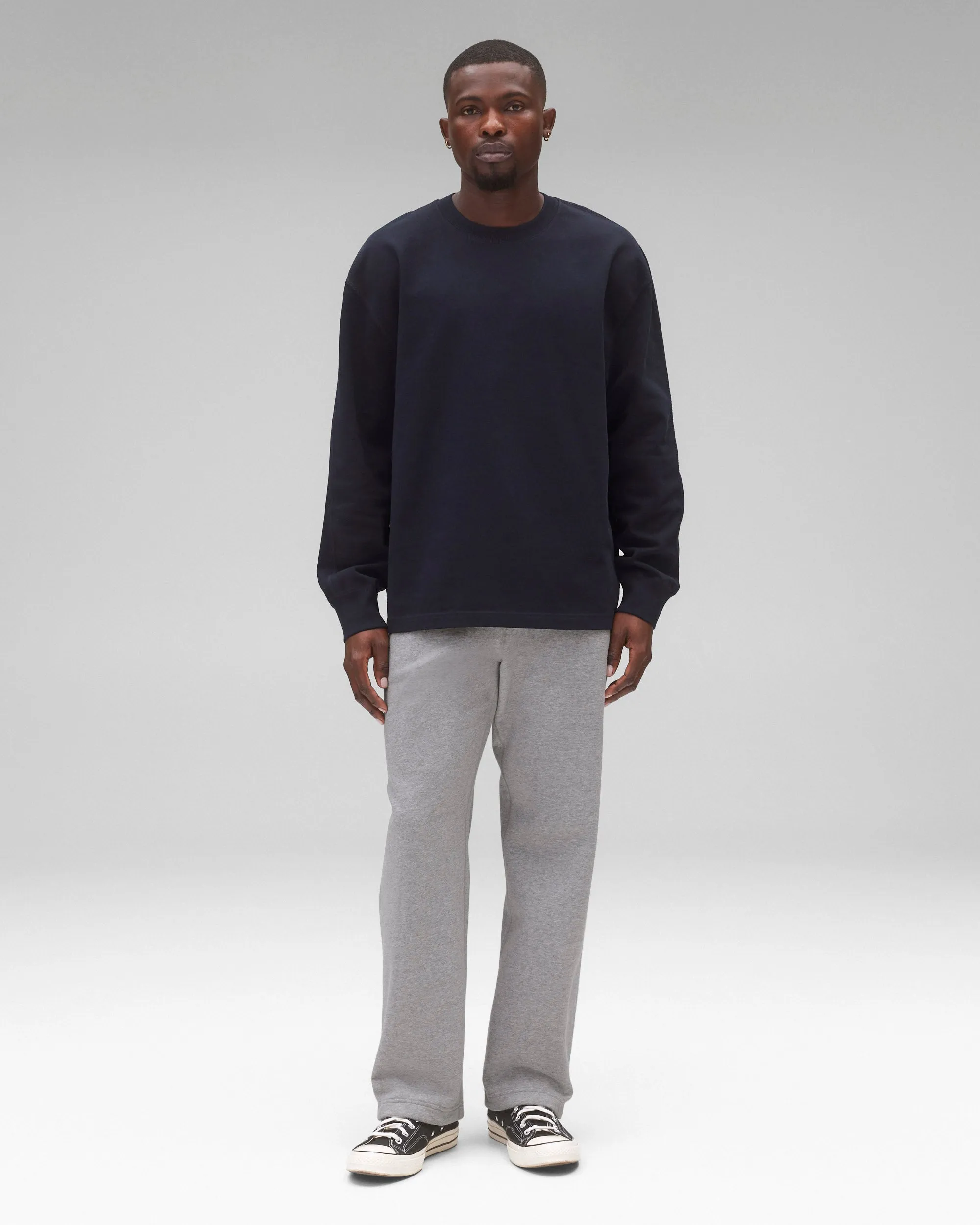 Heavyweight Jersey Relaxed Long Sleeve sold by Reigning Champ product image thumbnail 3
