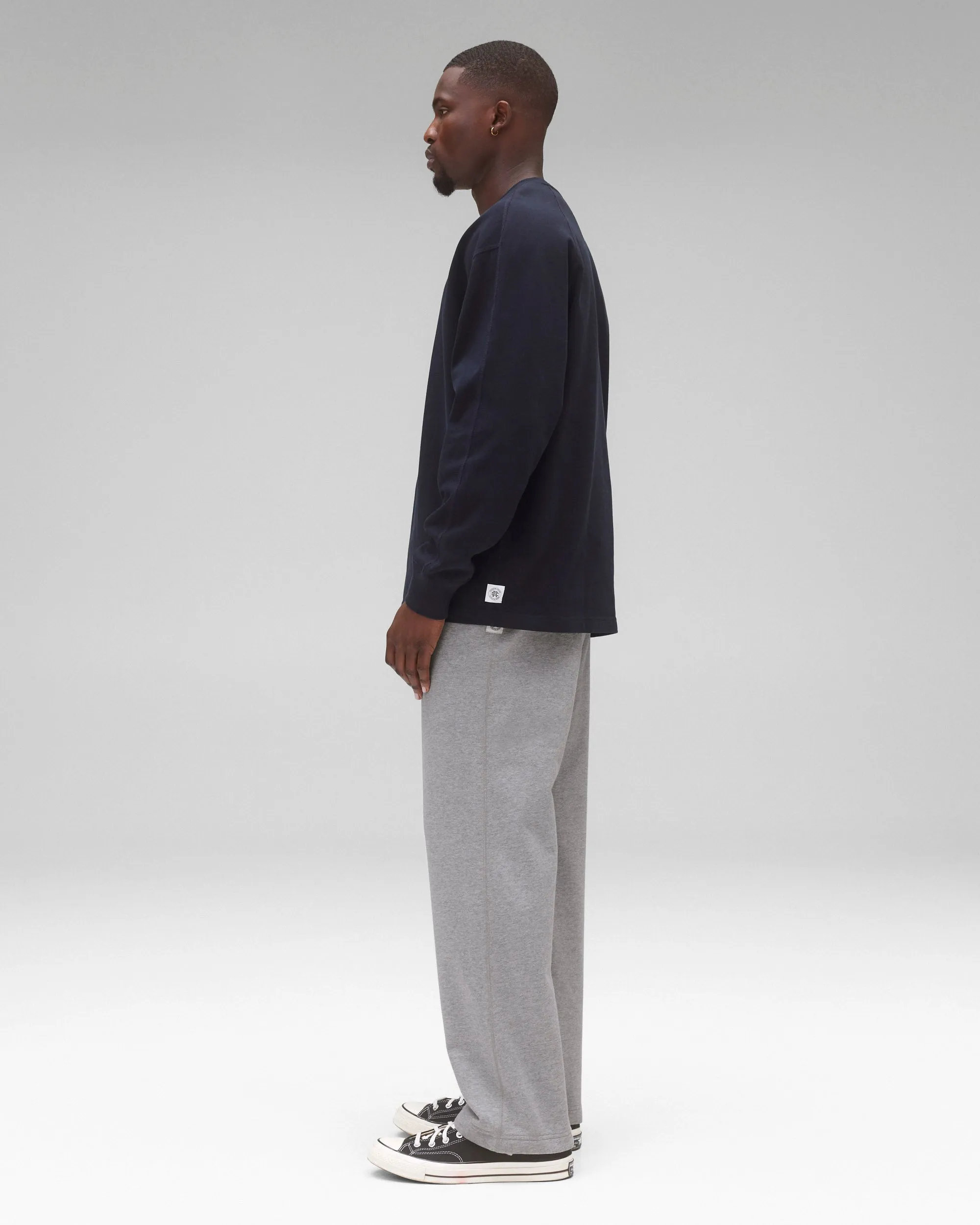 Heavyweight Jersey Relaxed Long Sleeve sold by Reigning Champ product image thumbnail 4