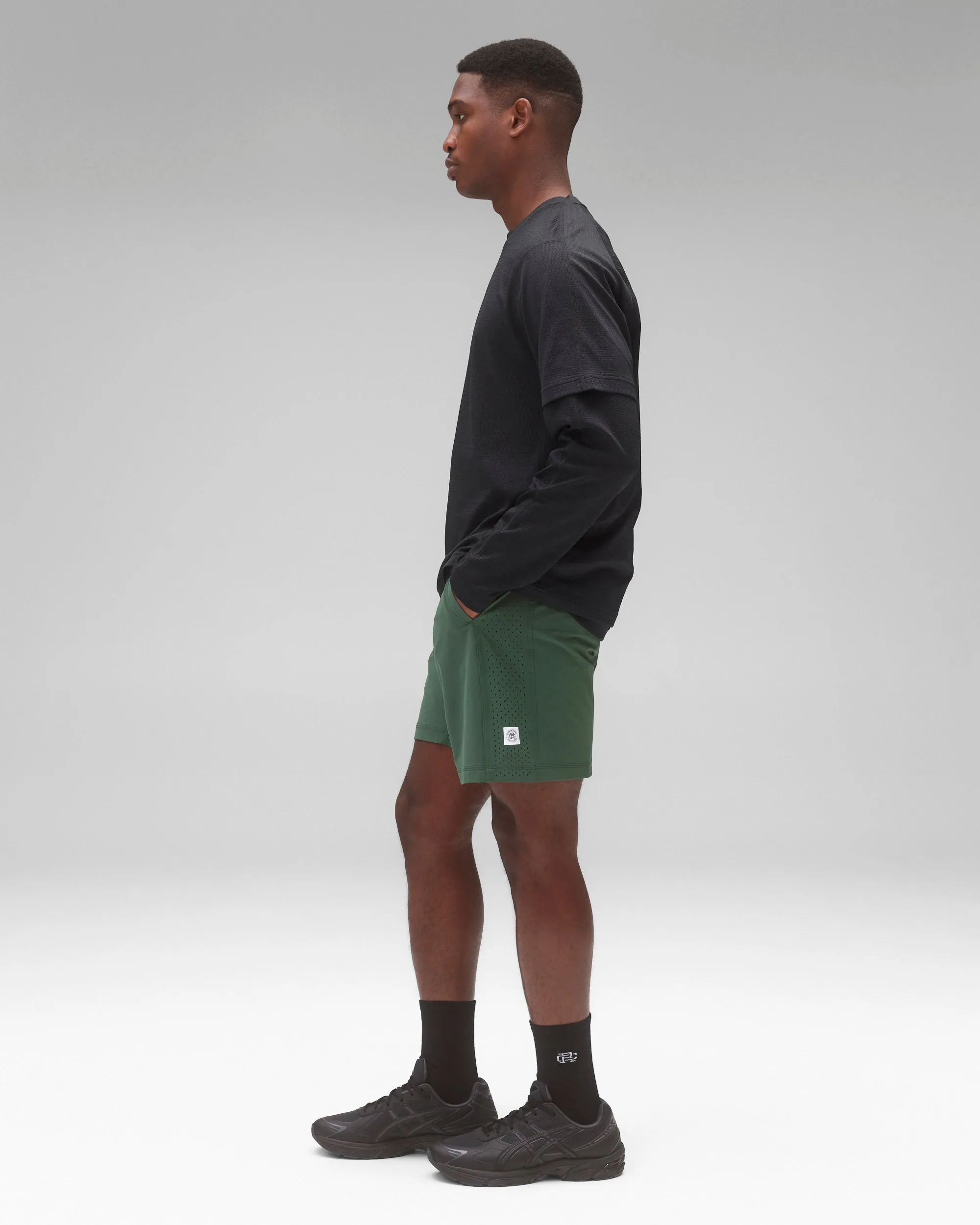 4-Way Stretch Nylon Standard Training Short 7” sold by Reigning Champ product image thumbnail 4
