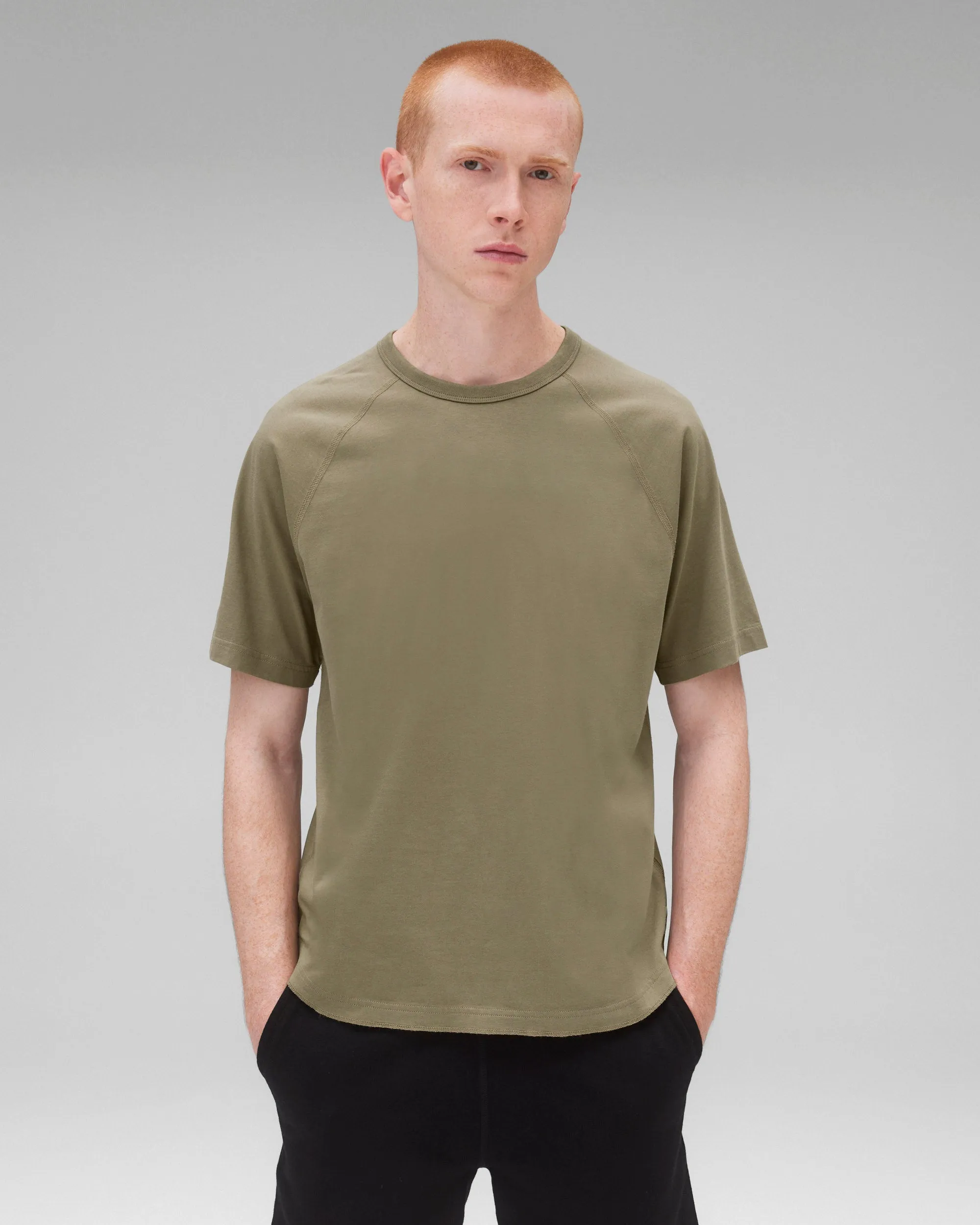 Lightweight Jersey Standard Raglan T-Shirt sold by Reigning Champ product image thumbnail 2