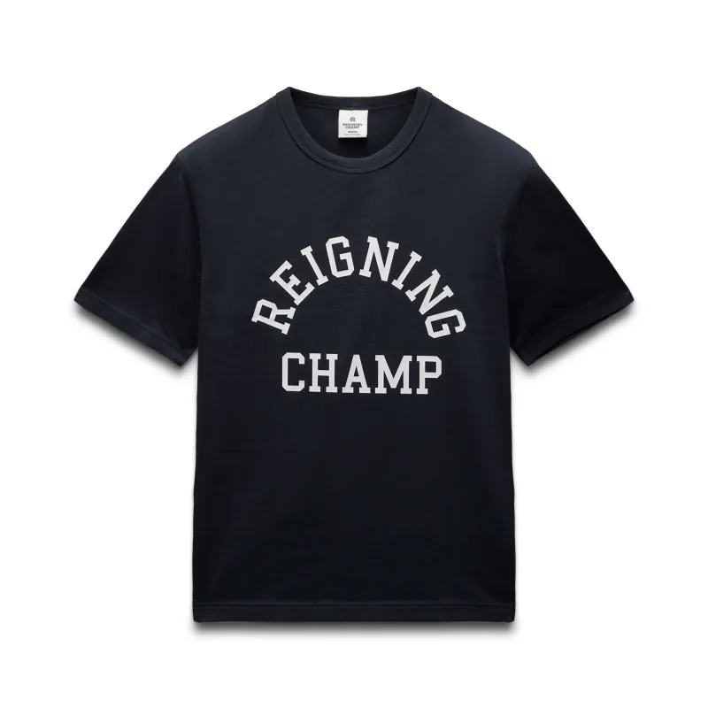 Lightweight Jersey Arch Logo Standard T-Shirt sold by Reigning Champ