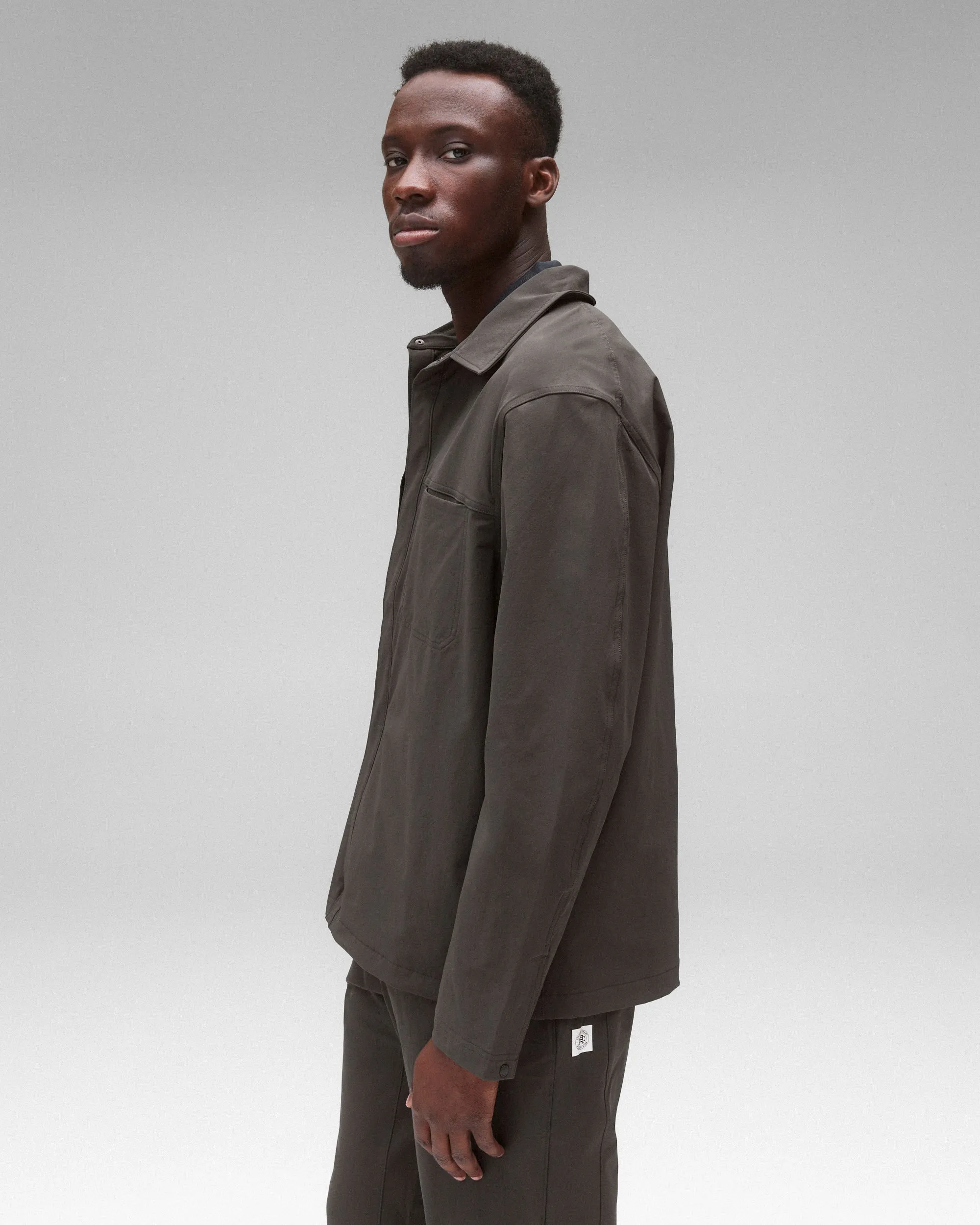 Nylon Oxford Ally Standard Overshirt sold by Reigning Champ product image thumbnail 4