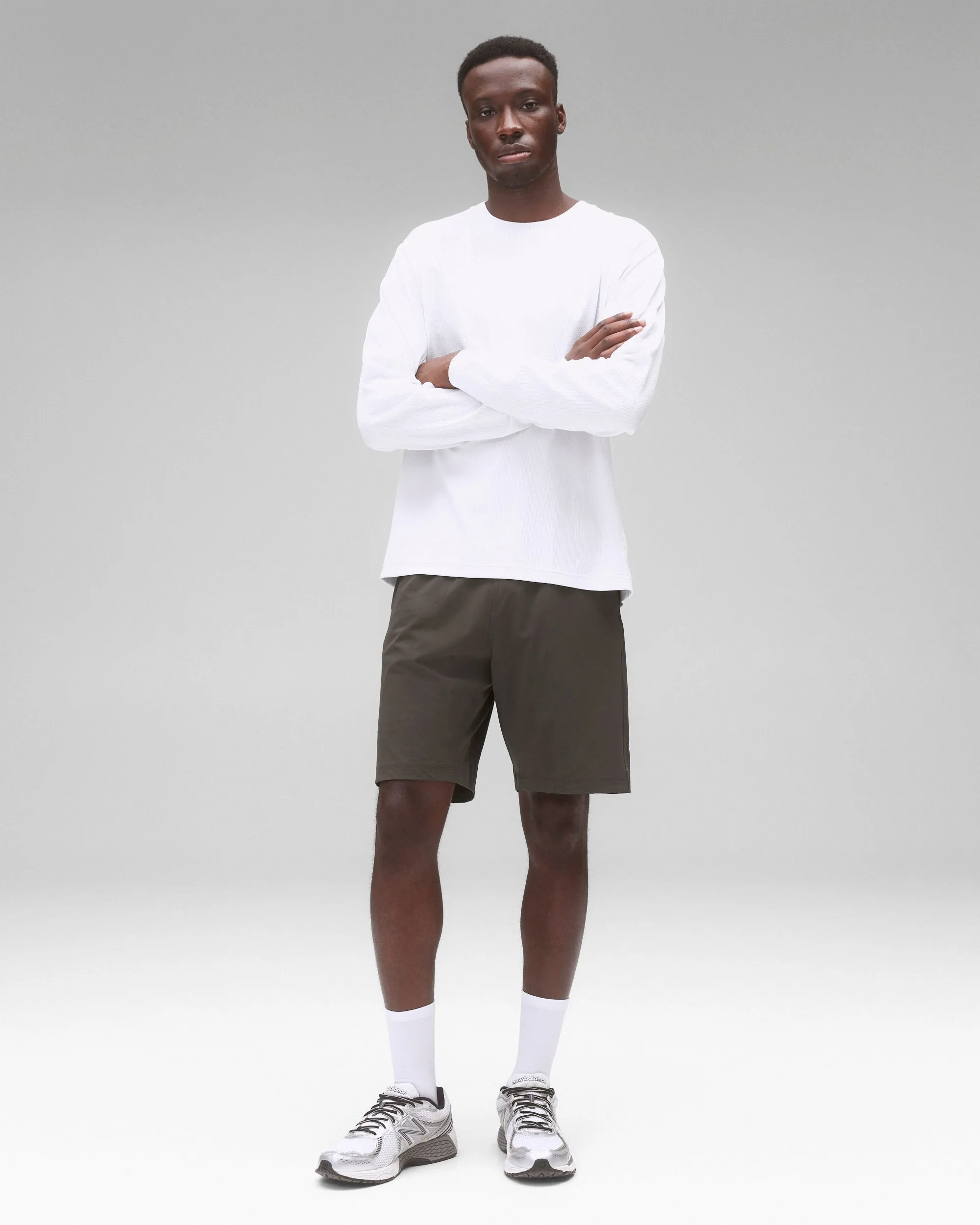 4-Way Stretch Nylon Standard Training Short 9” sold by Reigning Champ product image thumbnail 2