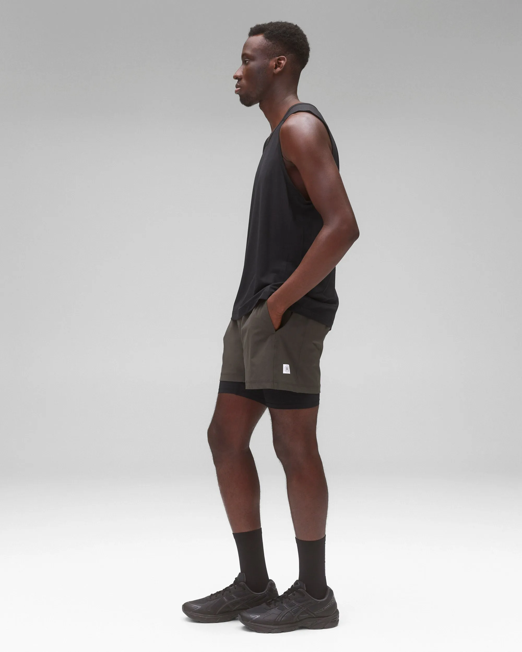 4-Way Stretch Nylon Combo Standard Training Short 5” sold by Reigning Champ product image thumbnail 4