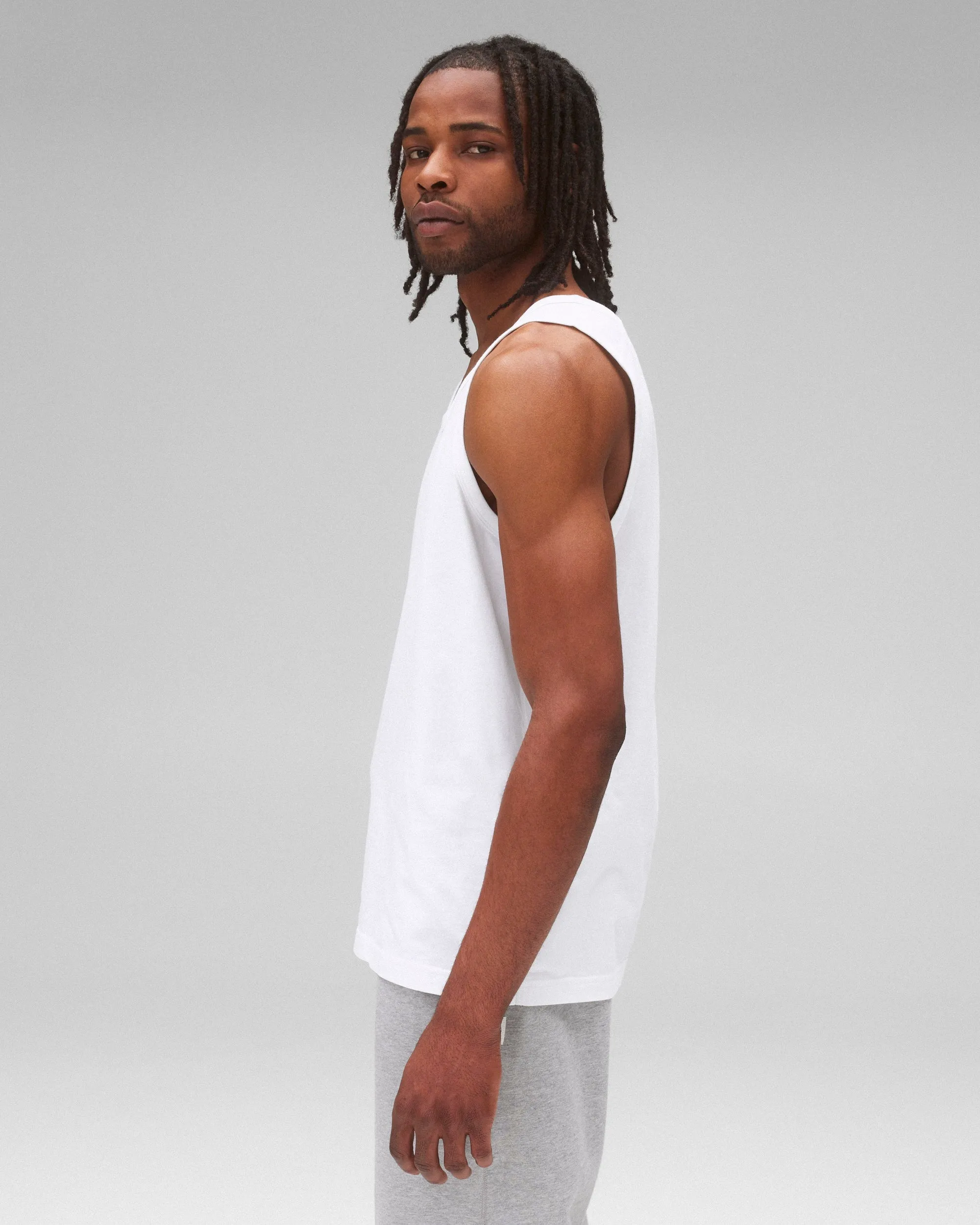 Lightweight Jersey Standard Tank Top sold by Reigning Champ product image thumbnail 4