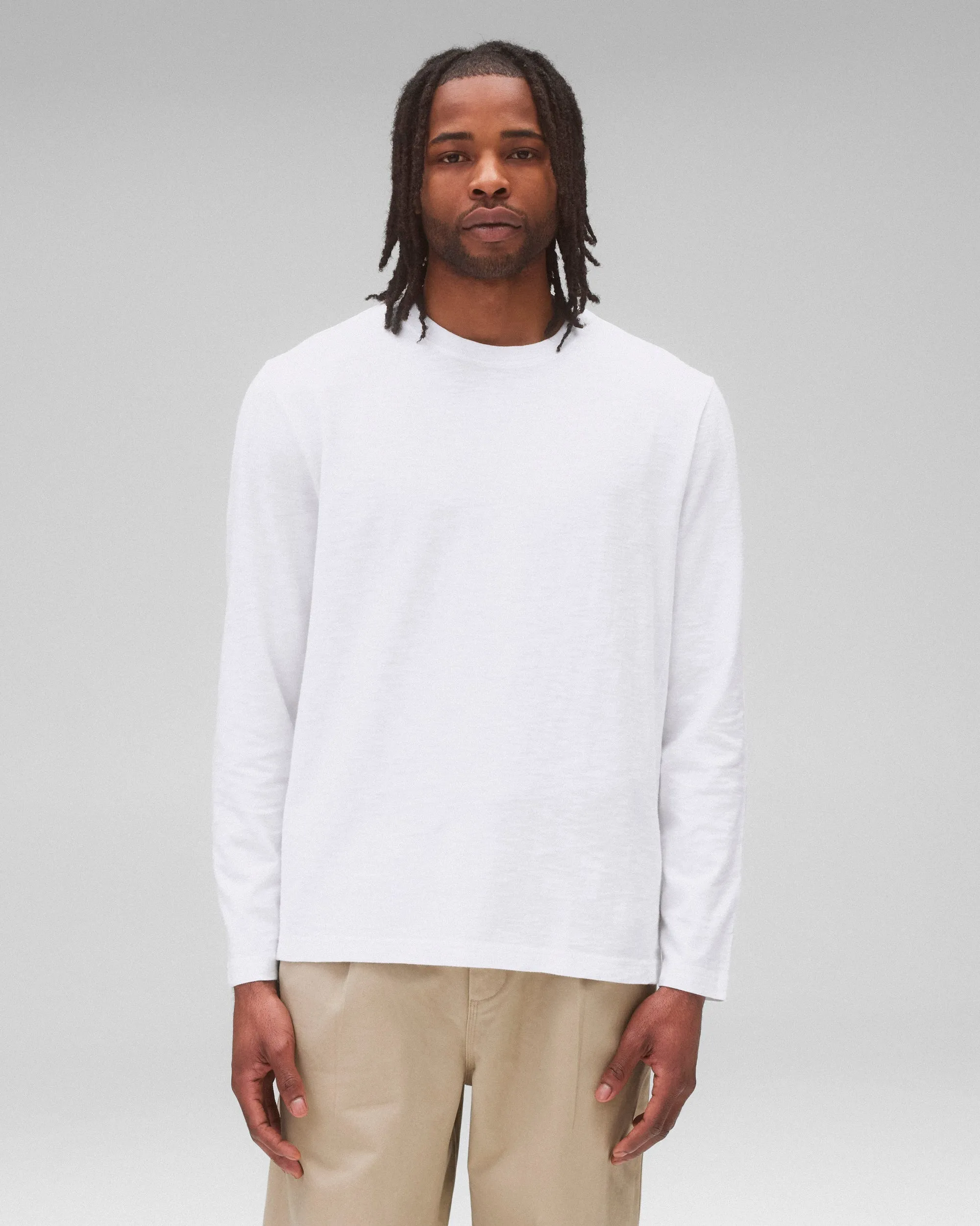 Slub Jersey Premier Standard Long Sleeve sold by Reigning Champ product image thumbnail 2