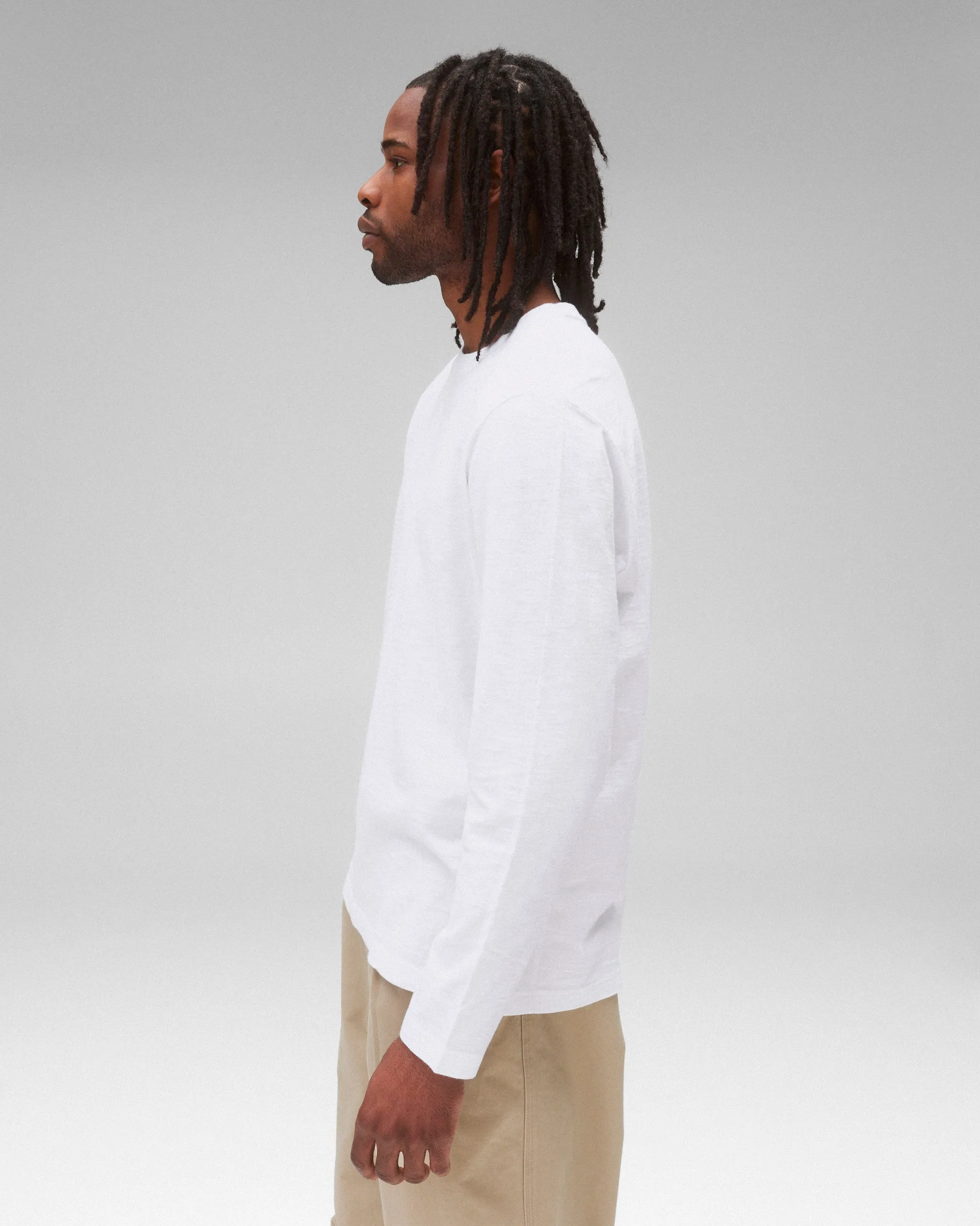 Slub Jersey Premier Standard Long Sleeve sold by Reigning Champ product image thumbnail 3