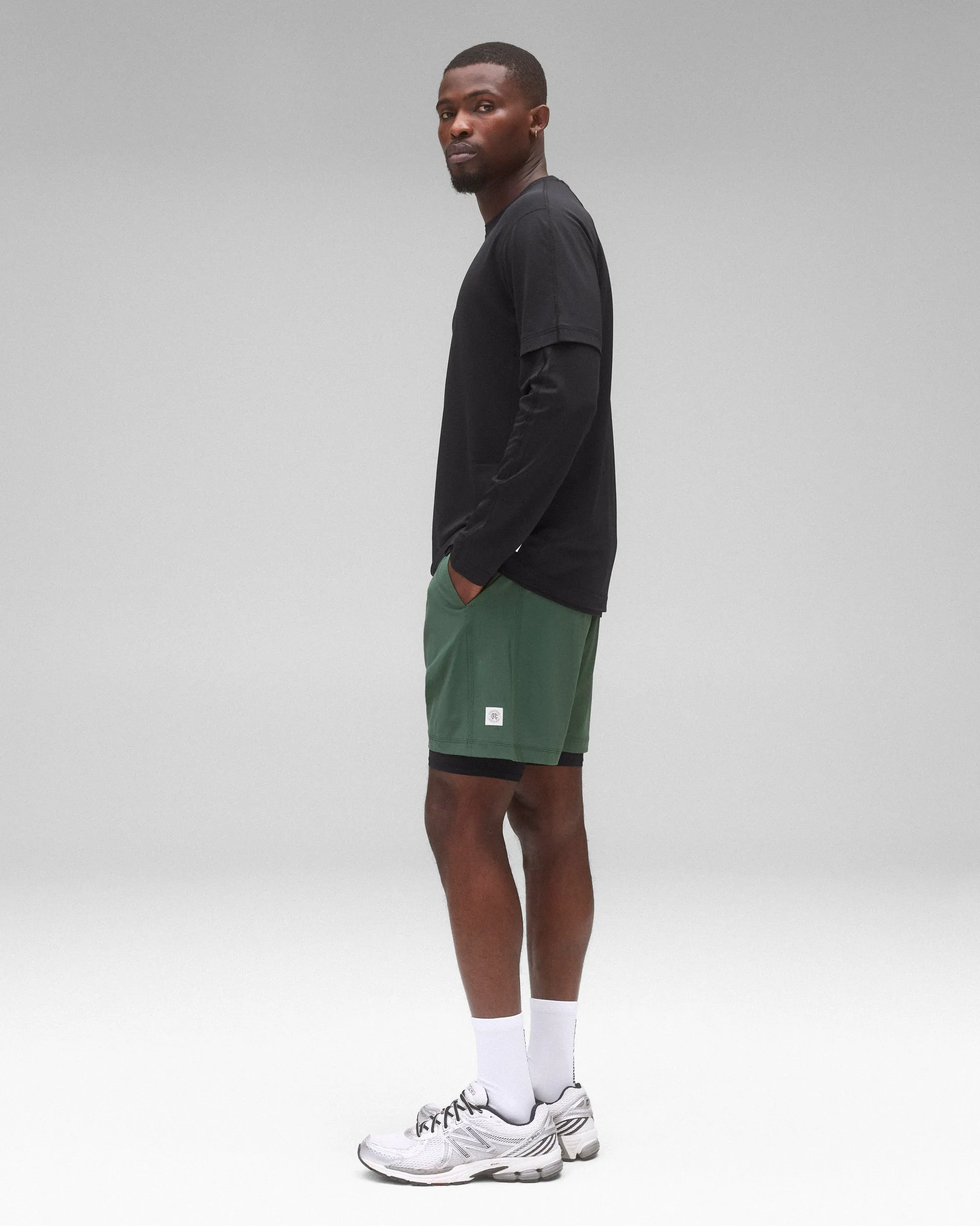 4-Way Stretch Nylon Combo Standard Training Short 7” sold by Reigning Champ product image thumbnail 4