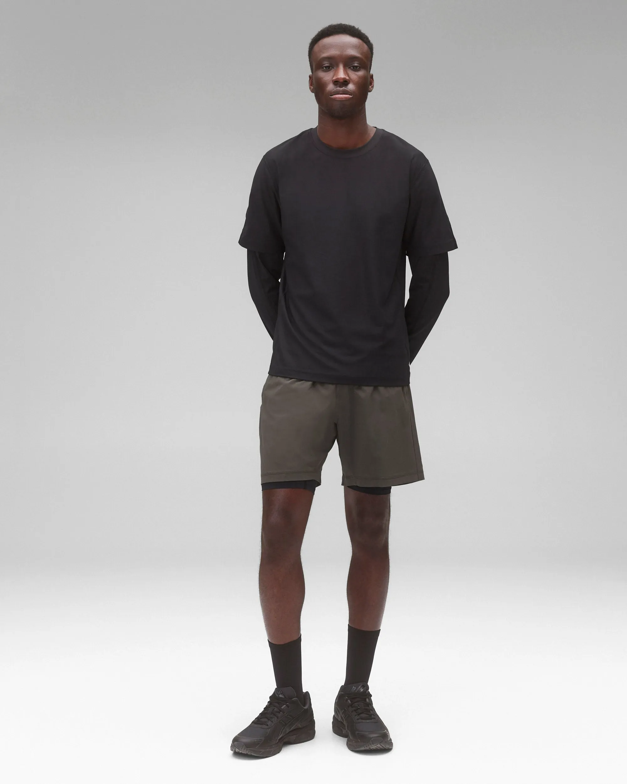 4-Way Stretch Nylon Combo Standard Training Short 7” sold by Reigning Champ product image thumbnail 2