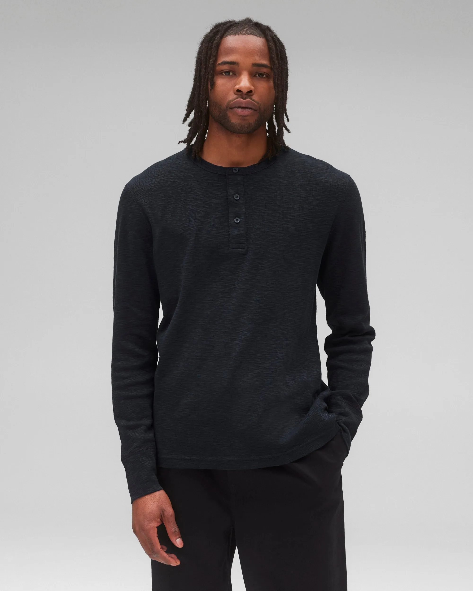 1X1 Slub Slim Henley sold by Reigning Champ product image thumbnail 2