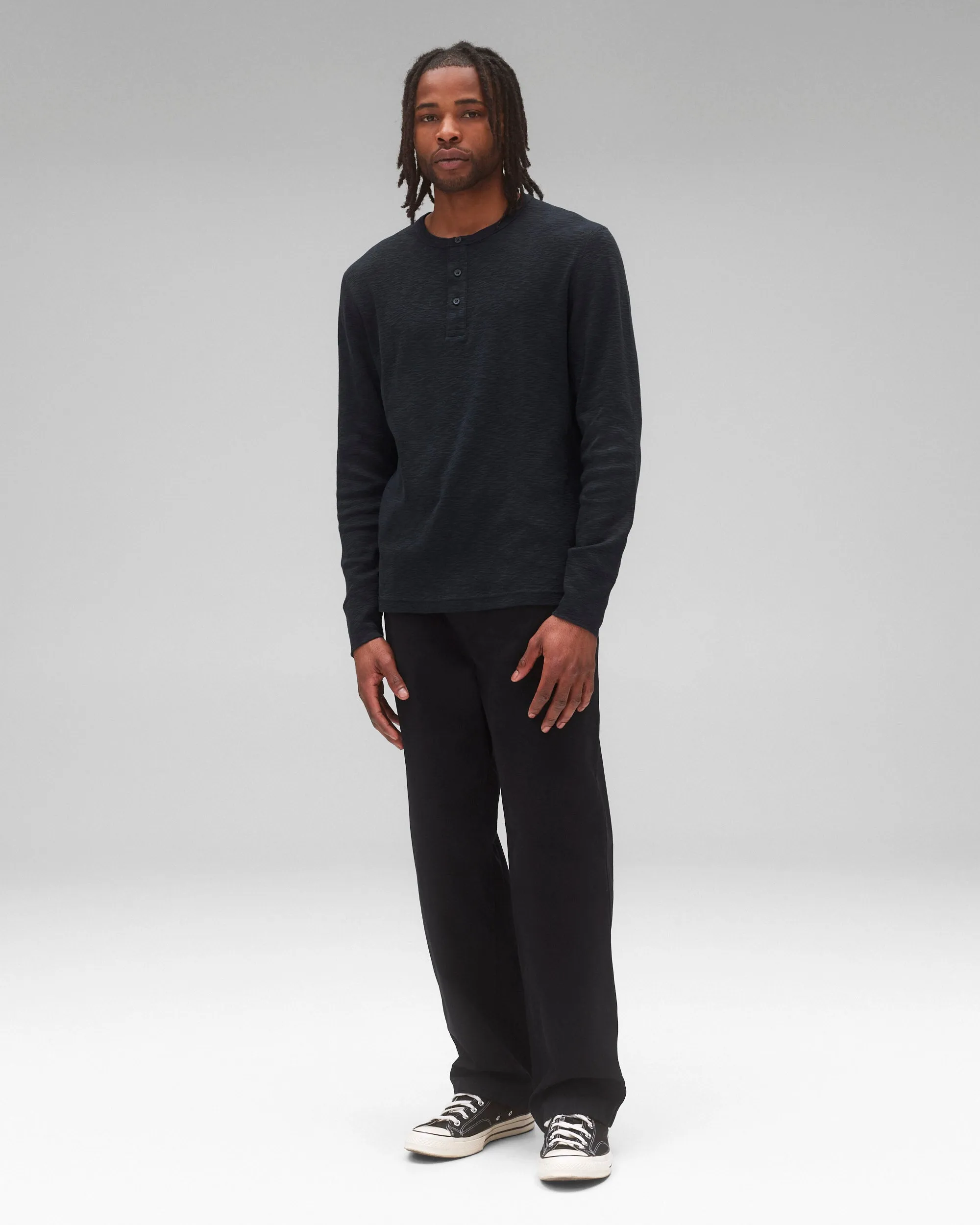 1X1 Slub Slim Henley sold by Reigning Champ product image thumbnail 3