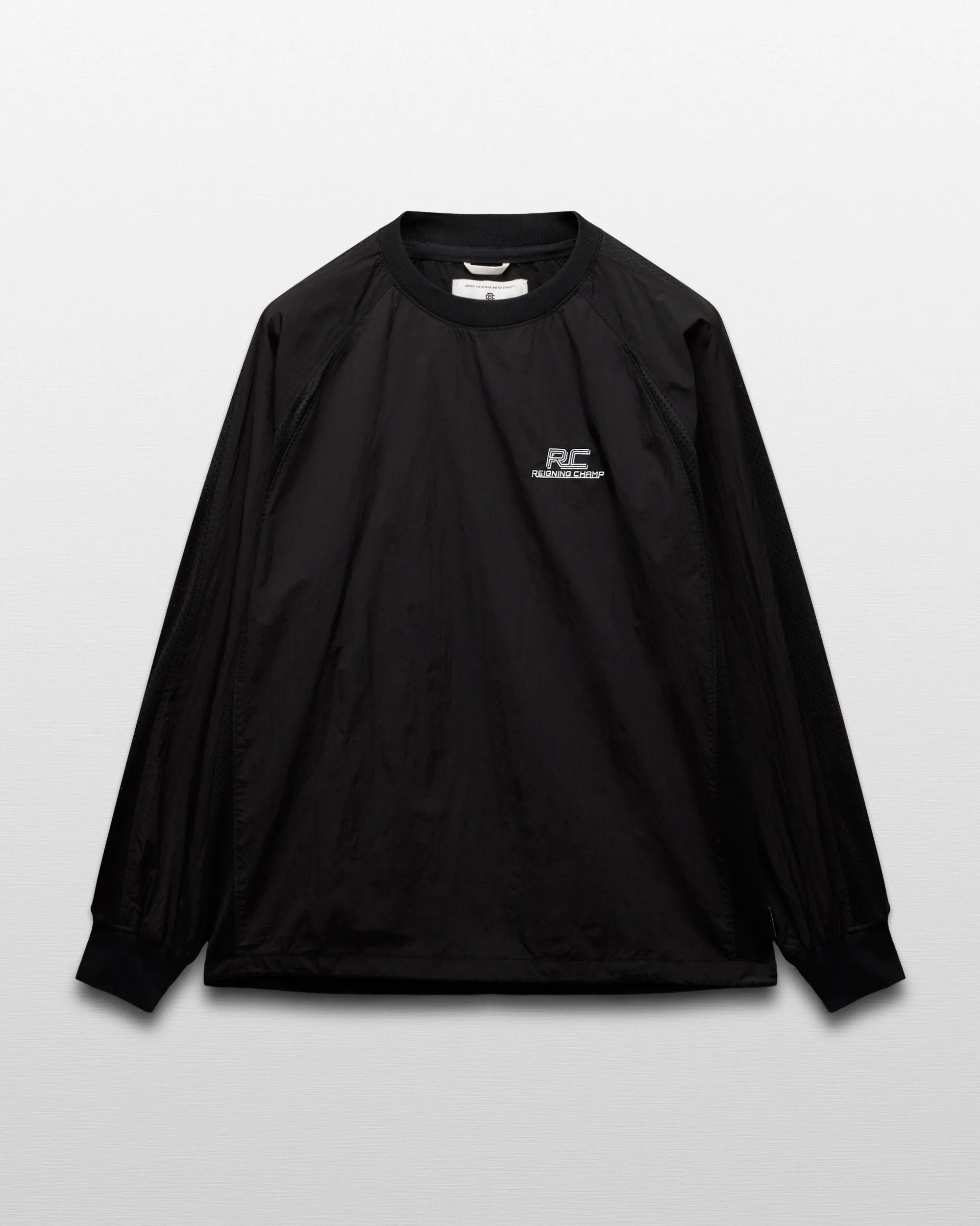 Crinkle Nylon Radar Standard Crewneck sold by Reigning Champ product image thumbnail 3