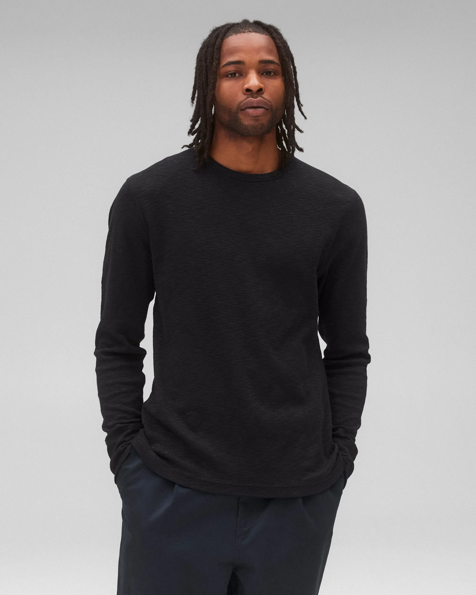 1x1 Slub Slim Long Sleeve sold by Reigning Champ product image thumbnail 2