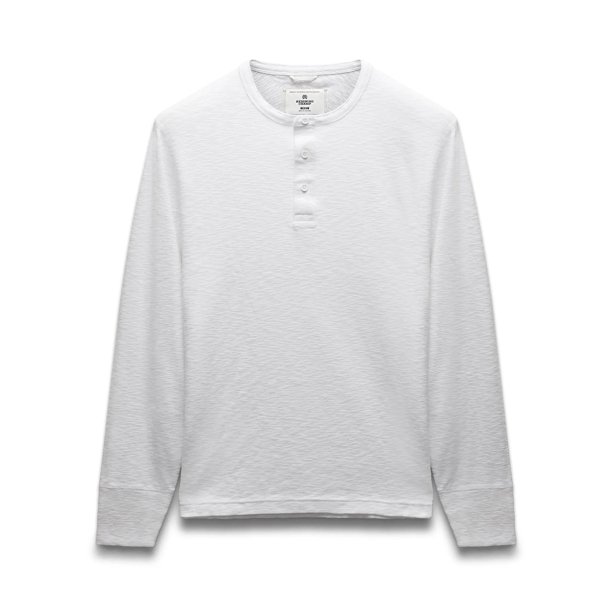 1X1 Slub Slim Henley sold by Reigning Champ