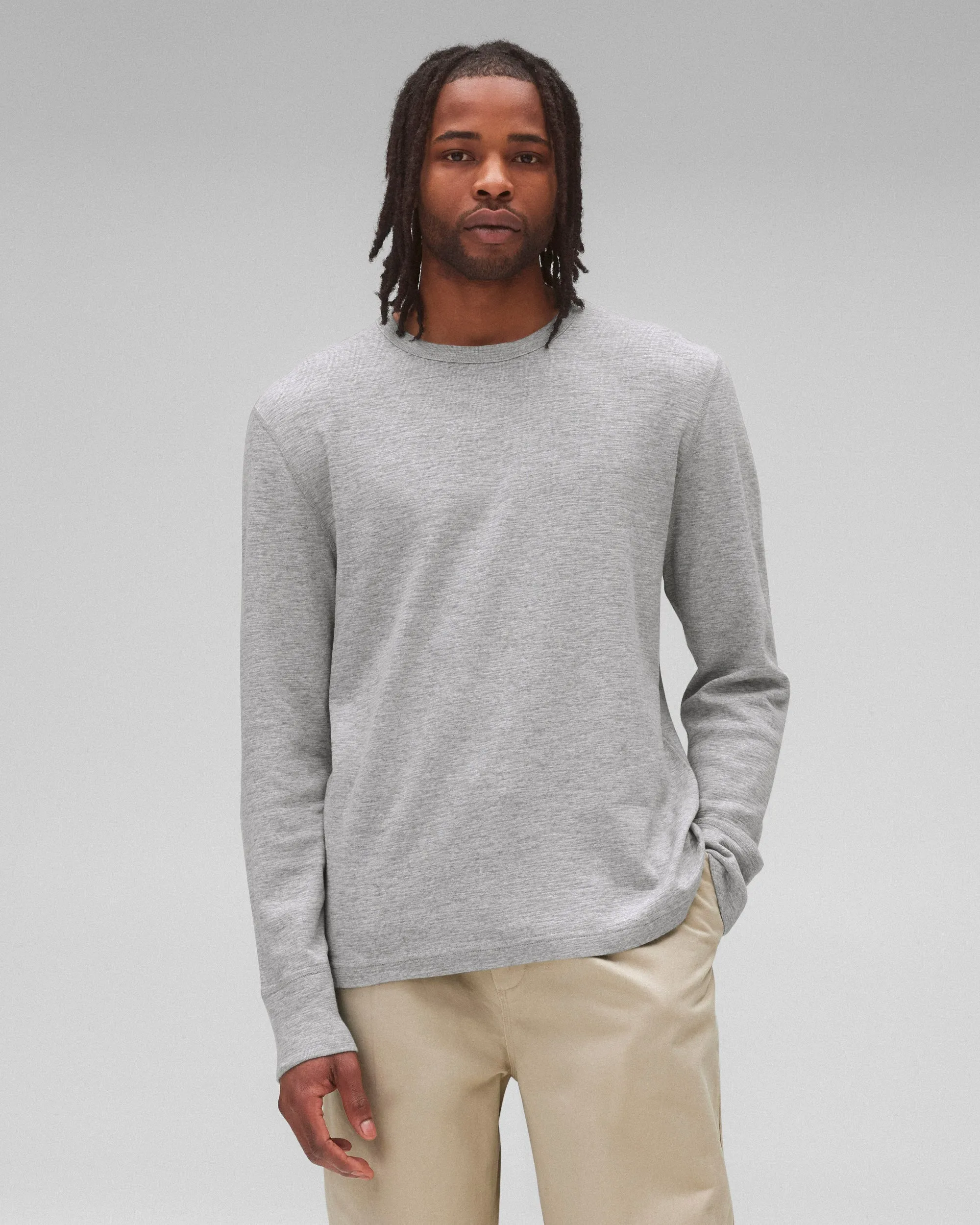 1x1 Slub Slim Long Sleeve sold by Reigning Champ product image thumbnail 2