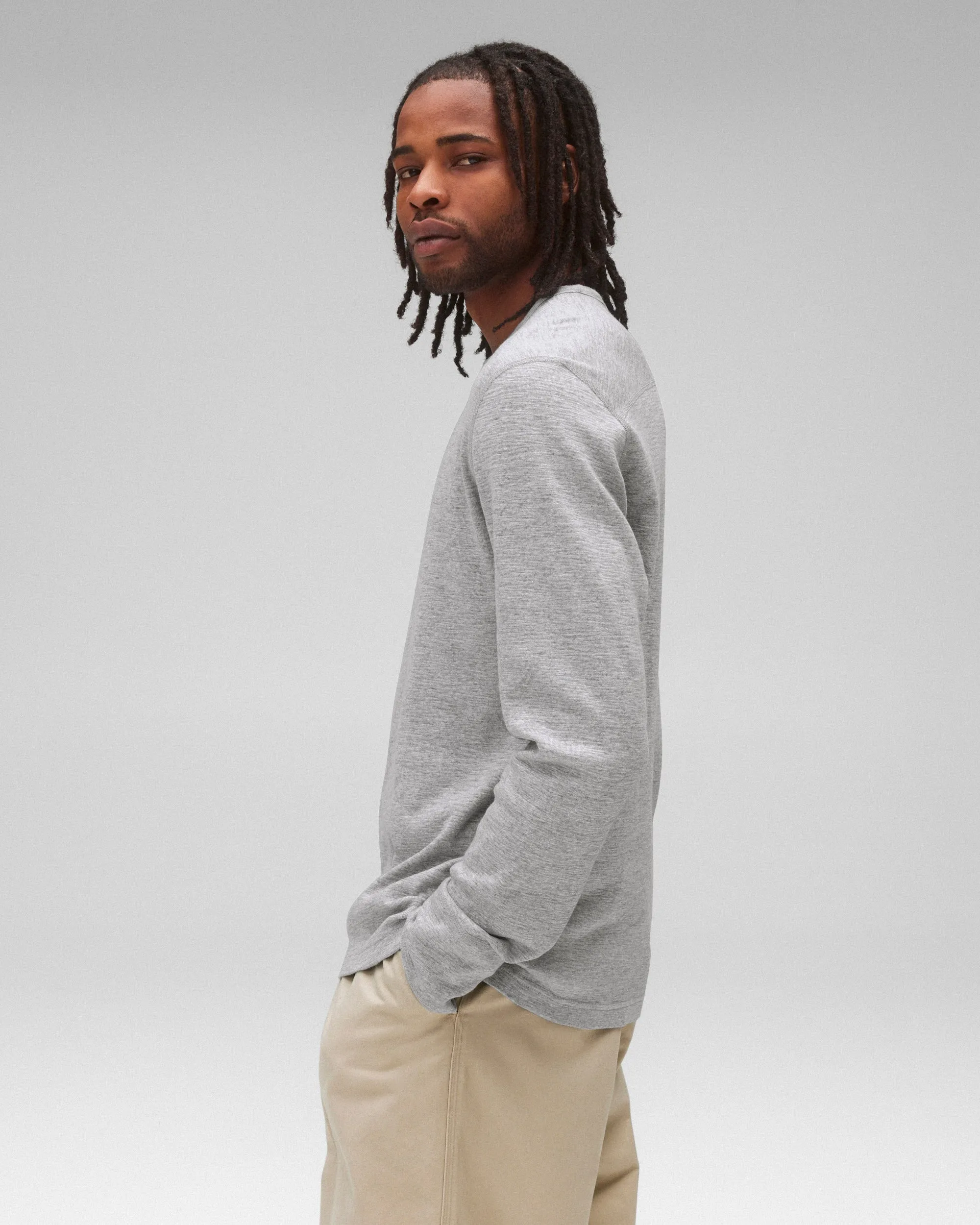 1x1 Slub Slim Long Sleeve sold by Reigning Champ product image thumbnail 4