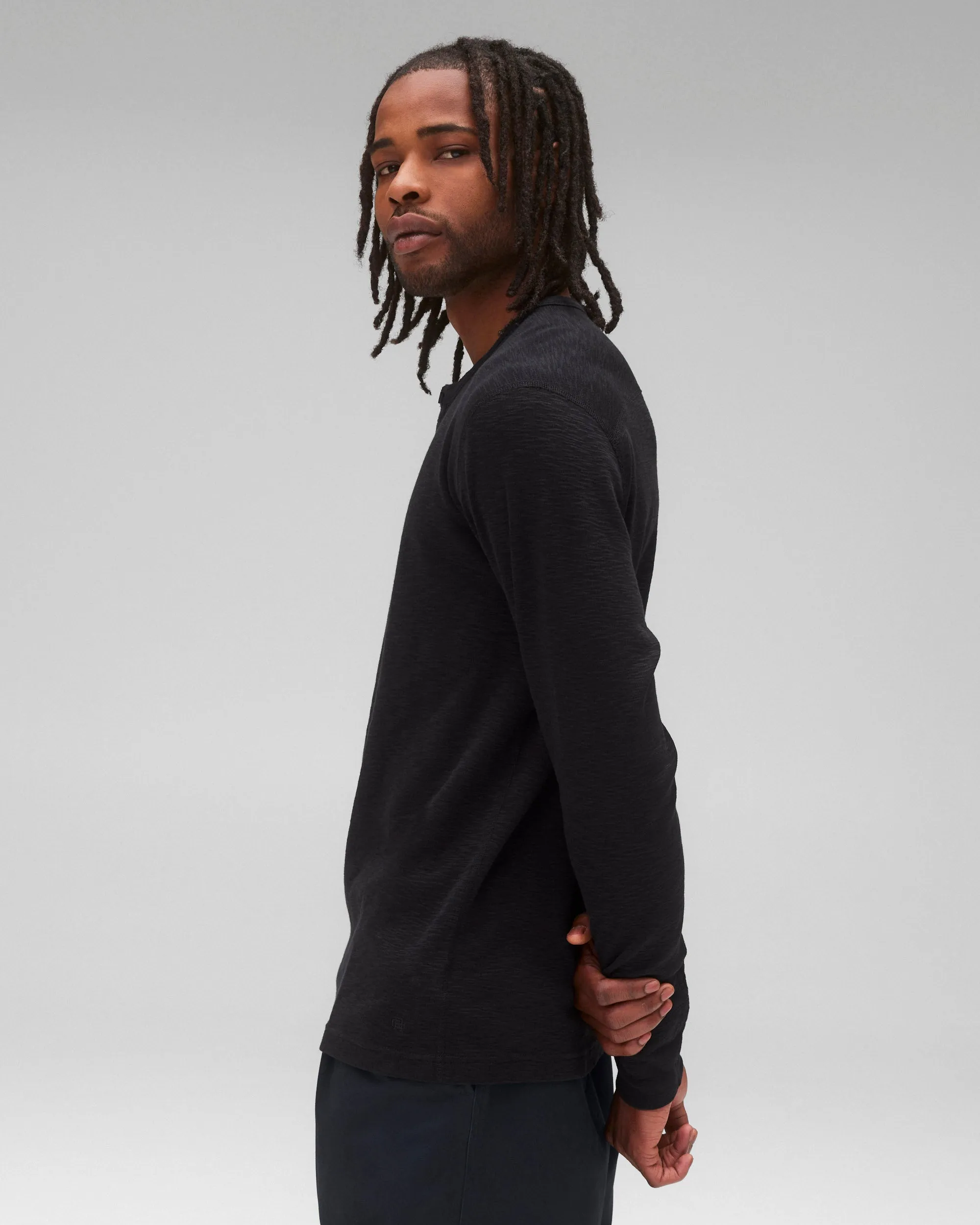 1X1 Slub Slim Henley sold by Reigning Champ product image thumbnail 3