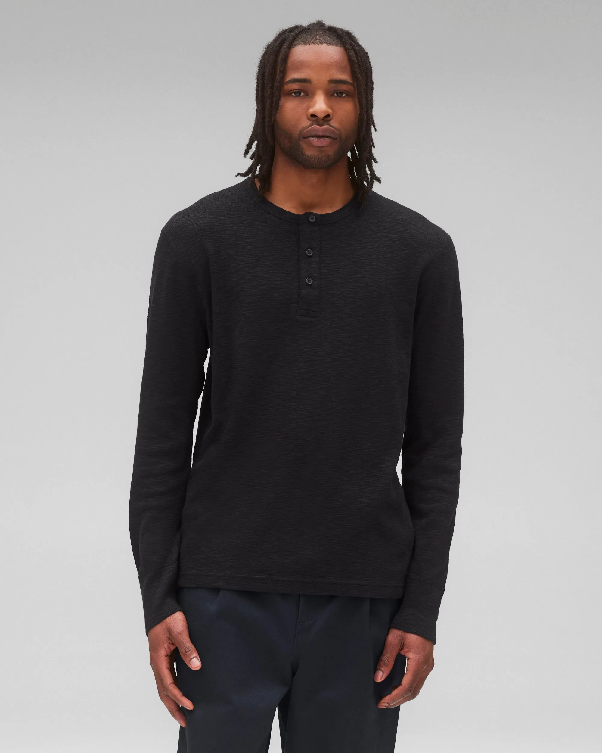 1X1 Slub Slim Henley sold by Reigning Champ product image thumbnail 2
