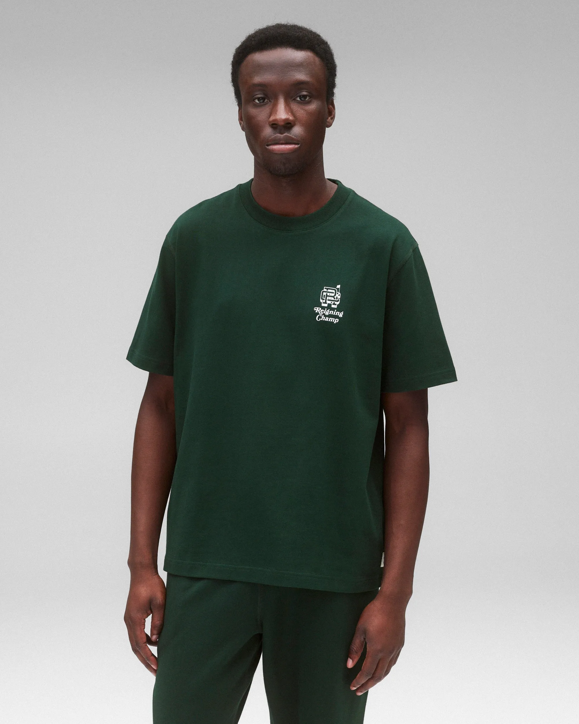 Midweight Jersey Azalea OG T-Shirt sold by Reigning Champ product image thumbnail 3