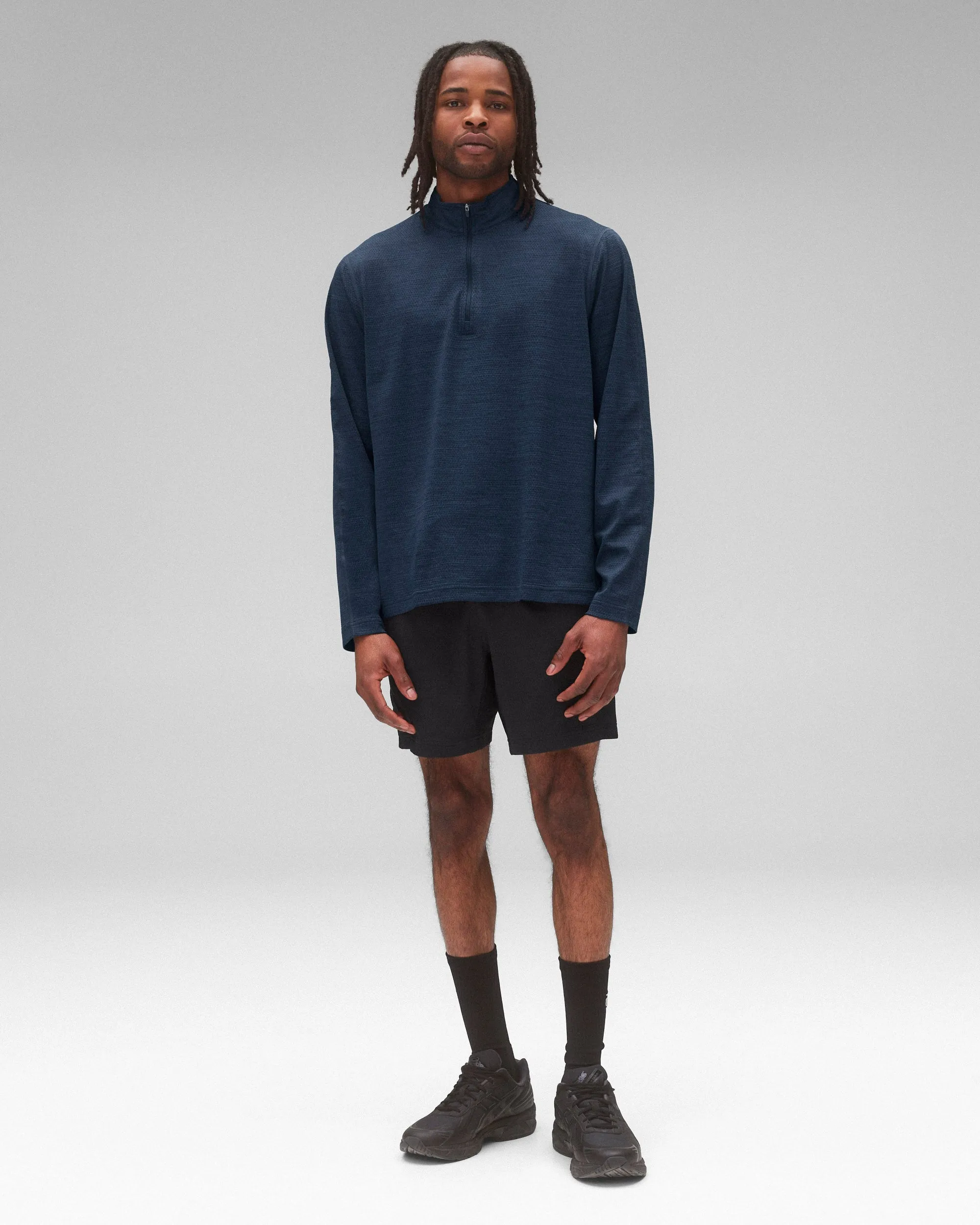 Solotex Mesh Tiebreak Standard Quarter Zip sold by Reigning Champ product image thumbnail 3