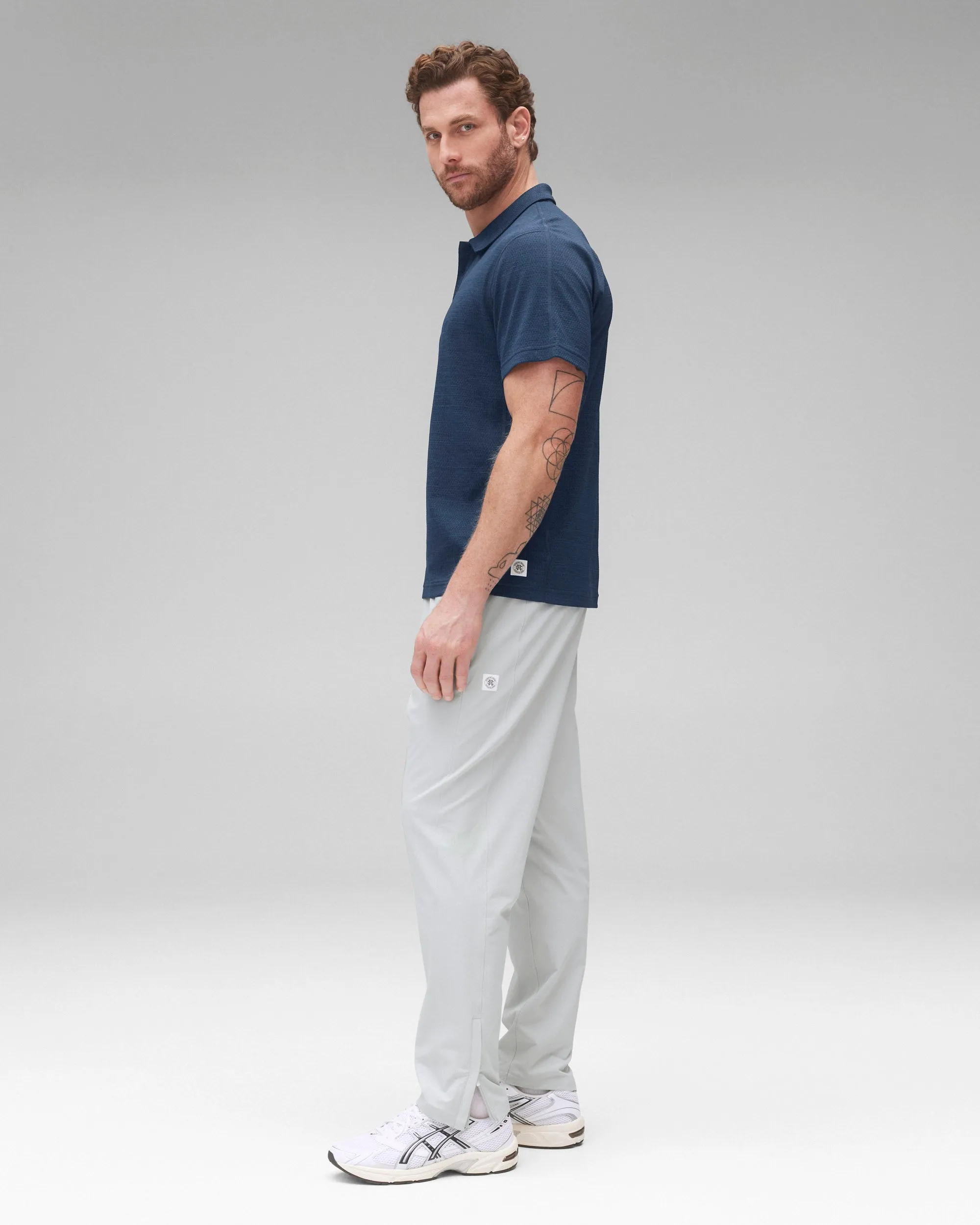 Solotex Mesh Tiebreak Standard Polo sold by Reigning Champ product image thumbnail 4