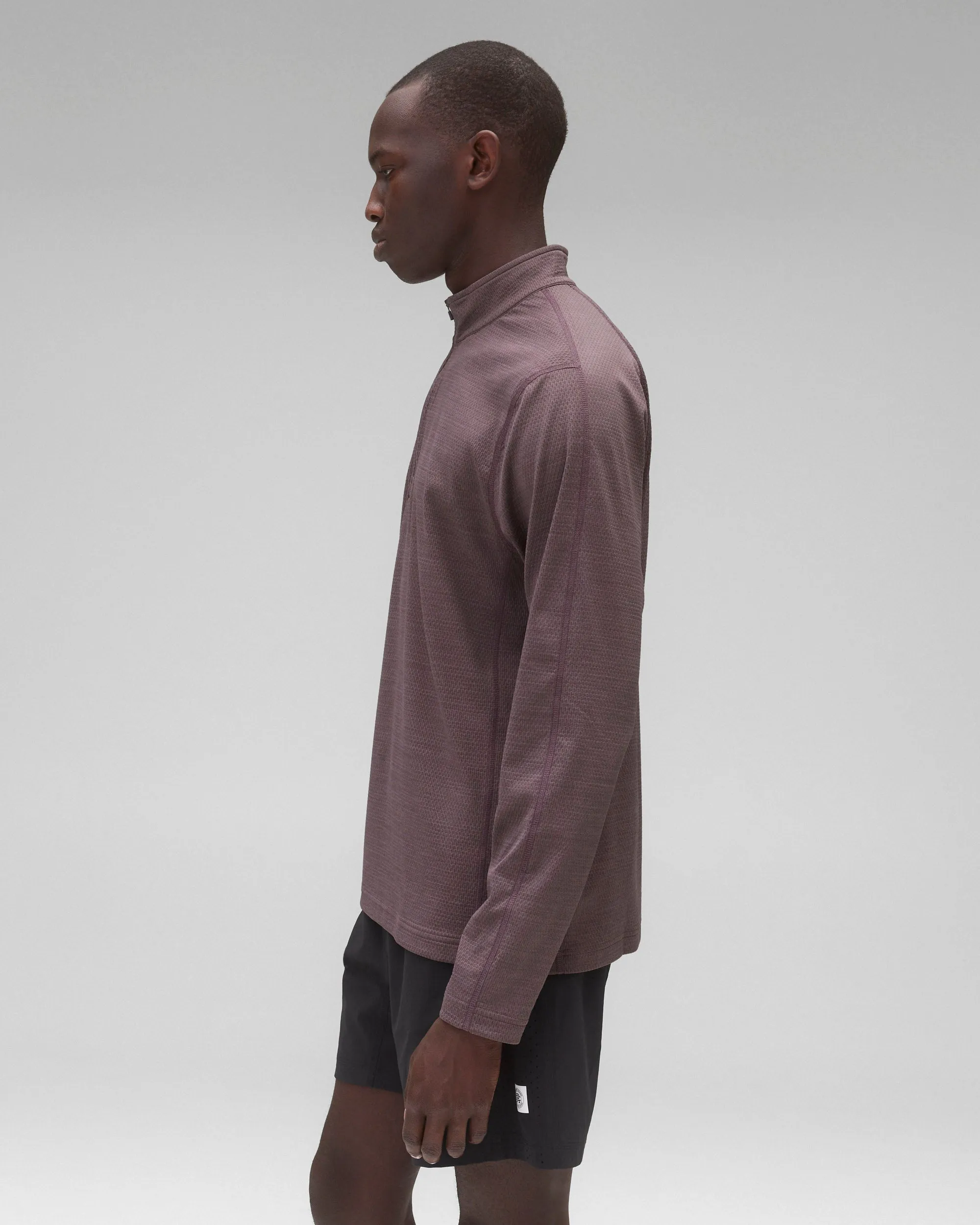 Solotex Mesh Tiebreak Standard Quarter Zip sold by Reigning Champ product image thumbnail 4