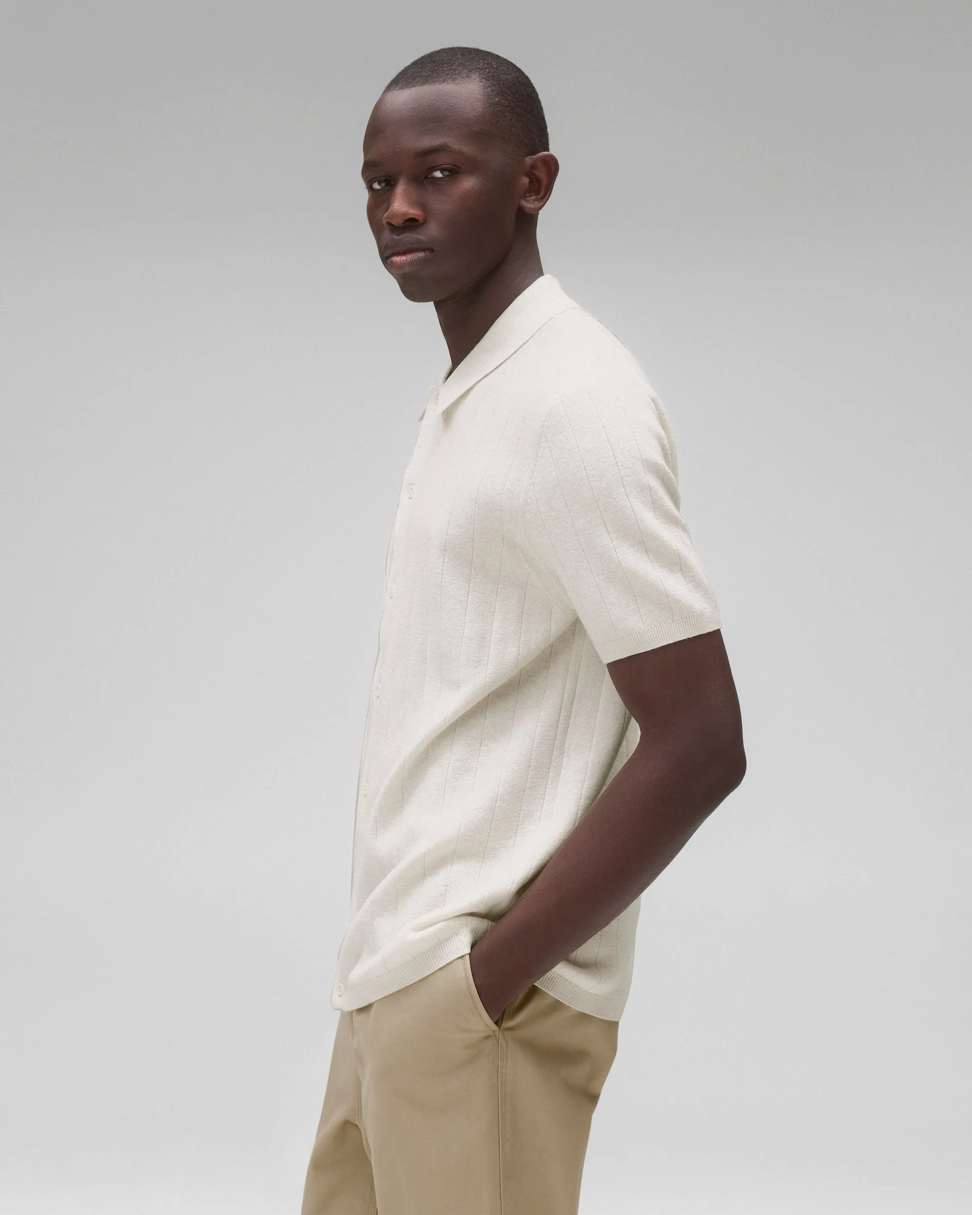 Cotton Linen Piazza Shirt sold by Reigning Champ product image thumbnail 4