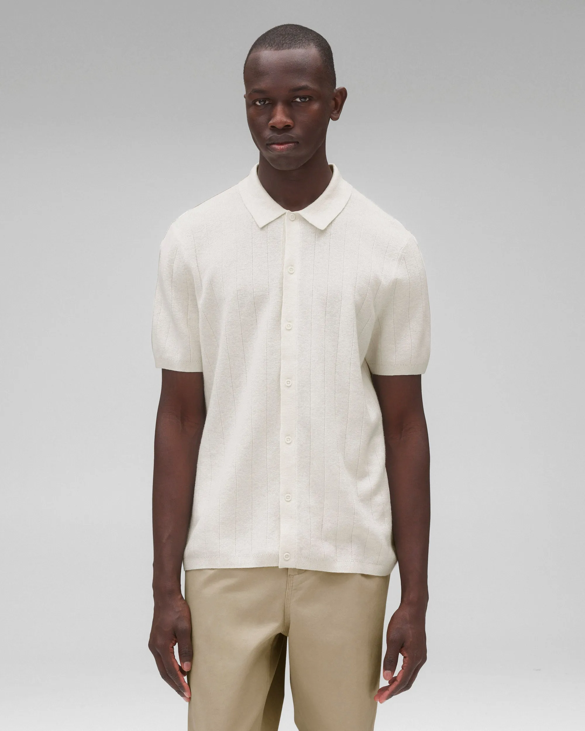 Cotton Linen Piazza Shirt sold by Reigning Champ product image thumbnail 2