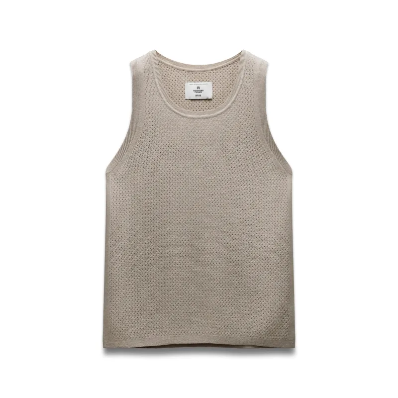 Cotton Linen Victor Tank Top sold by Reigning Champ