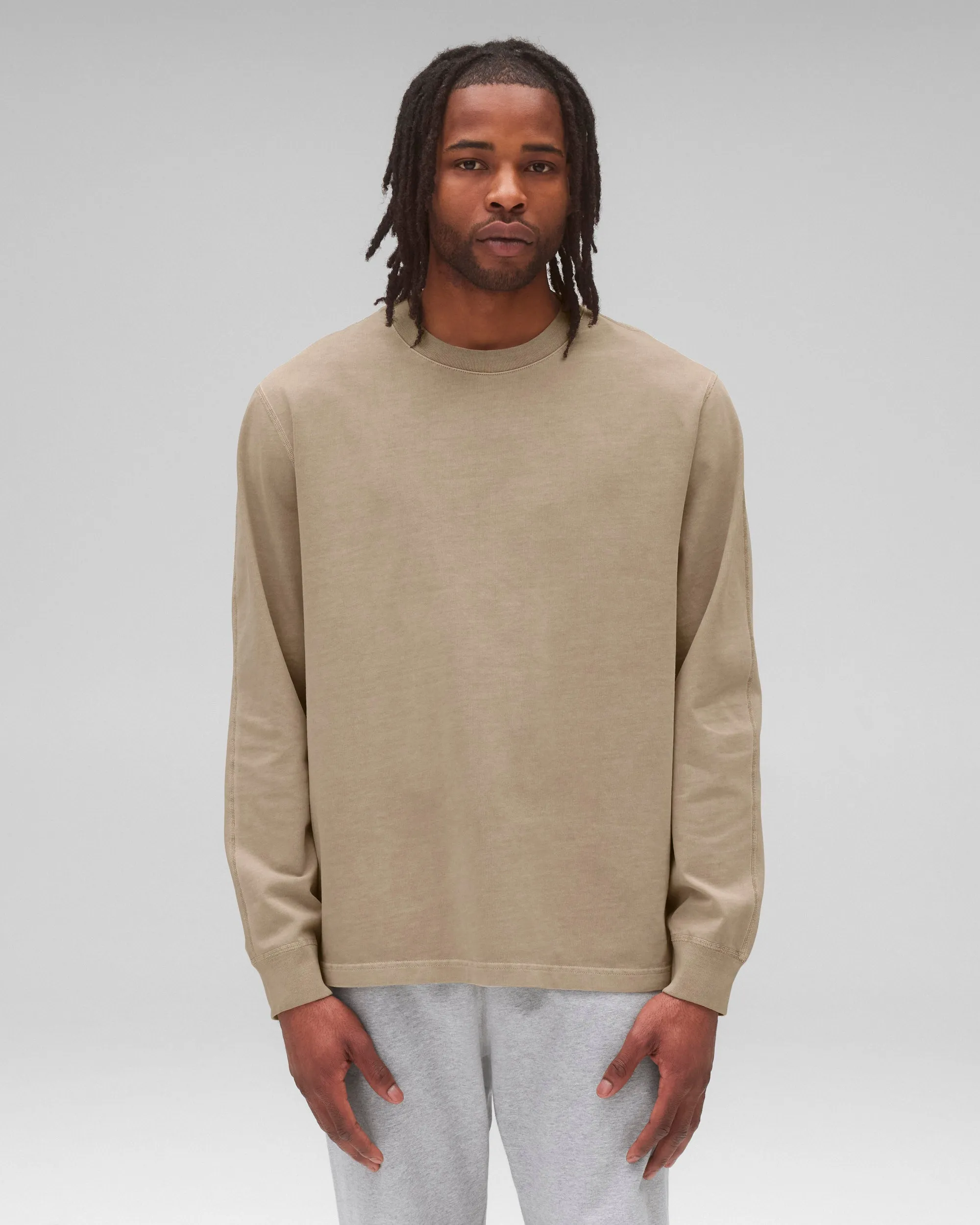 Midweight Jersey Fadeaway Standard Long Sleeve sold by Reigning Champ product image thumbnail 2