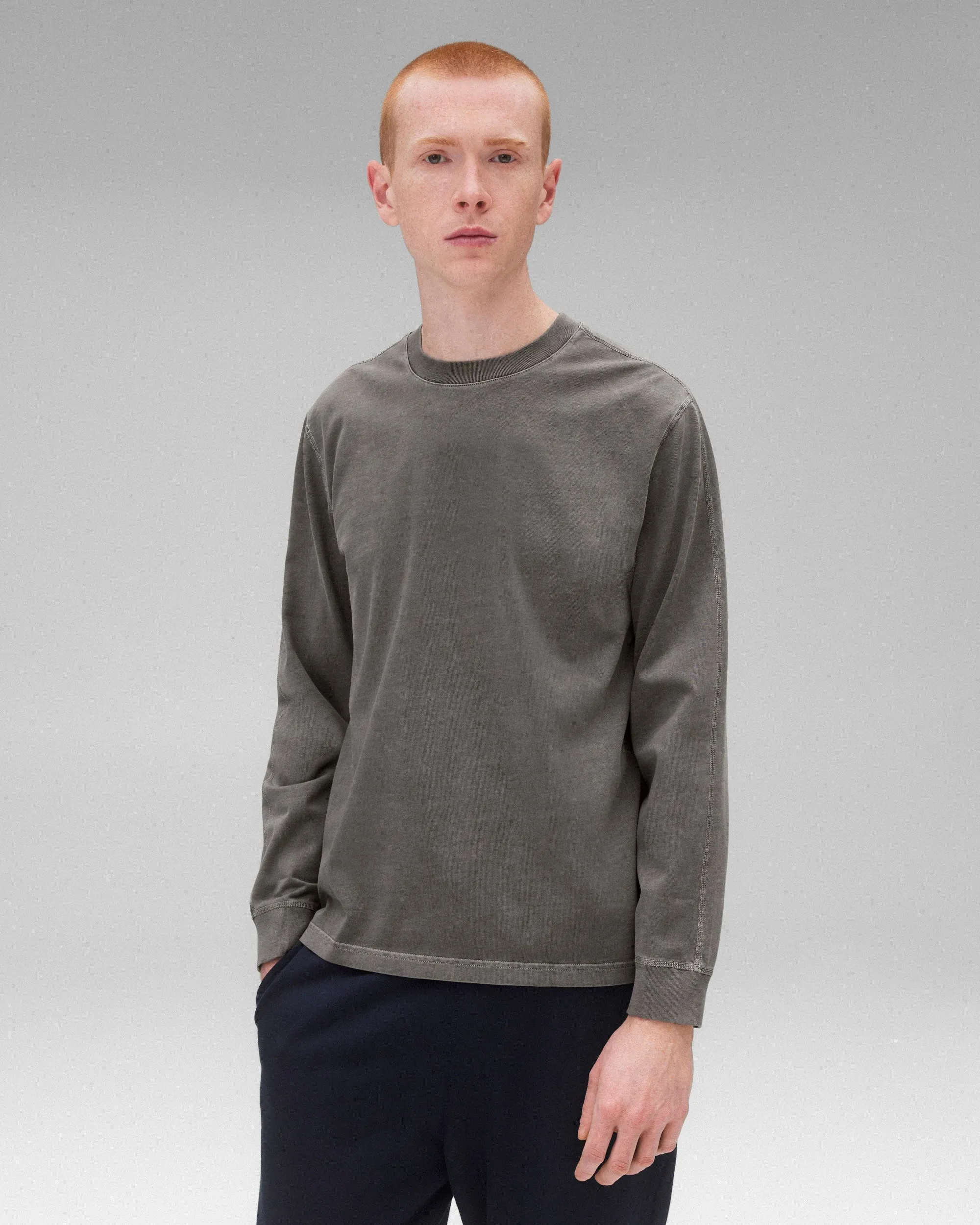Midweight Jersey Fadeaway Standard Long Sleeve sold by Reigning Champ product image thumbnail 2